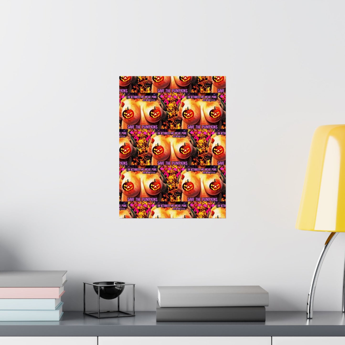 Save the pumpkins Matte Vertical Posters