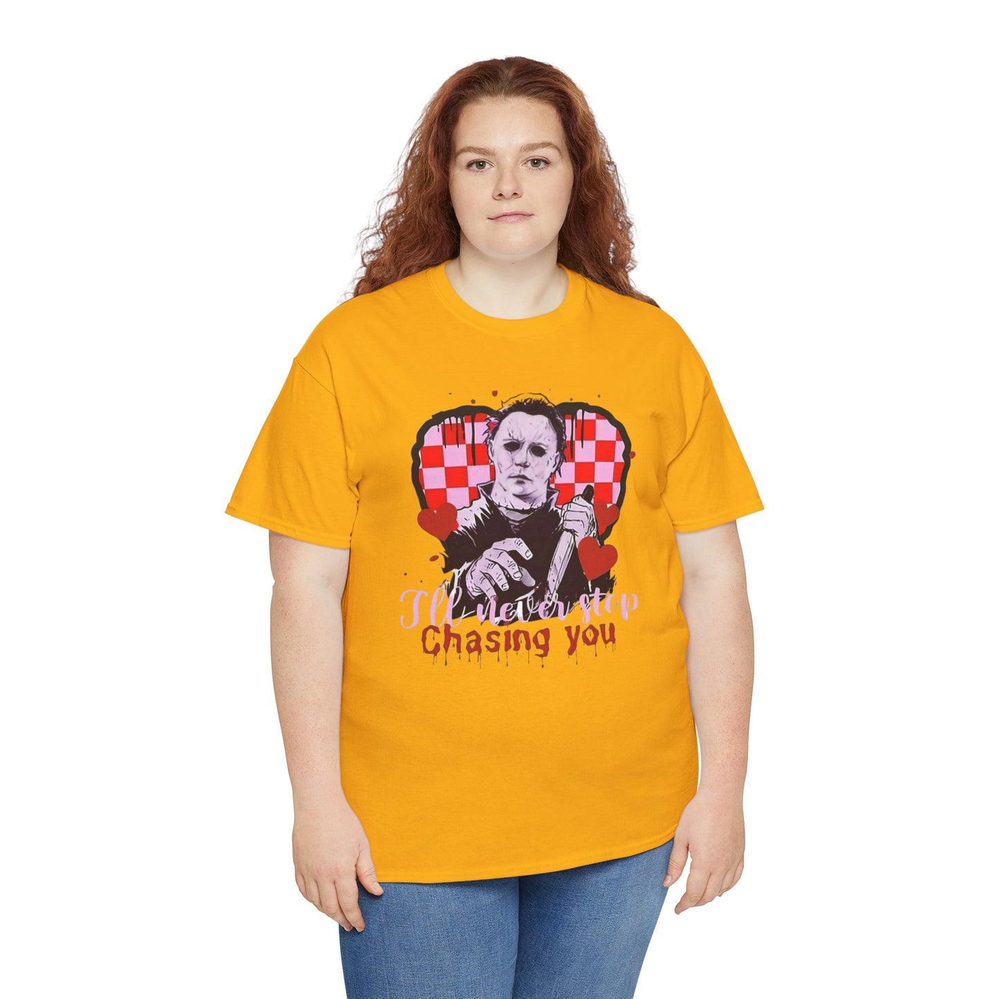 I'll never stop chasing you Unisex Heavy Cotton Tee