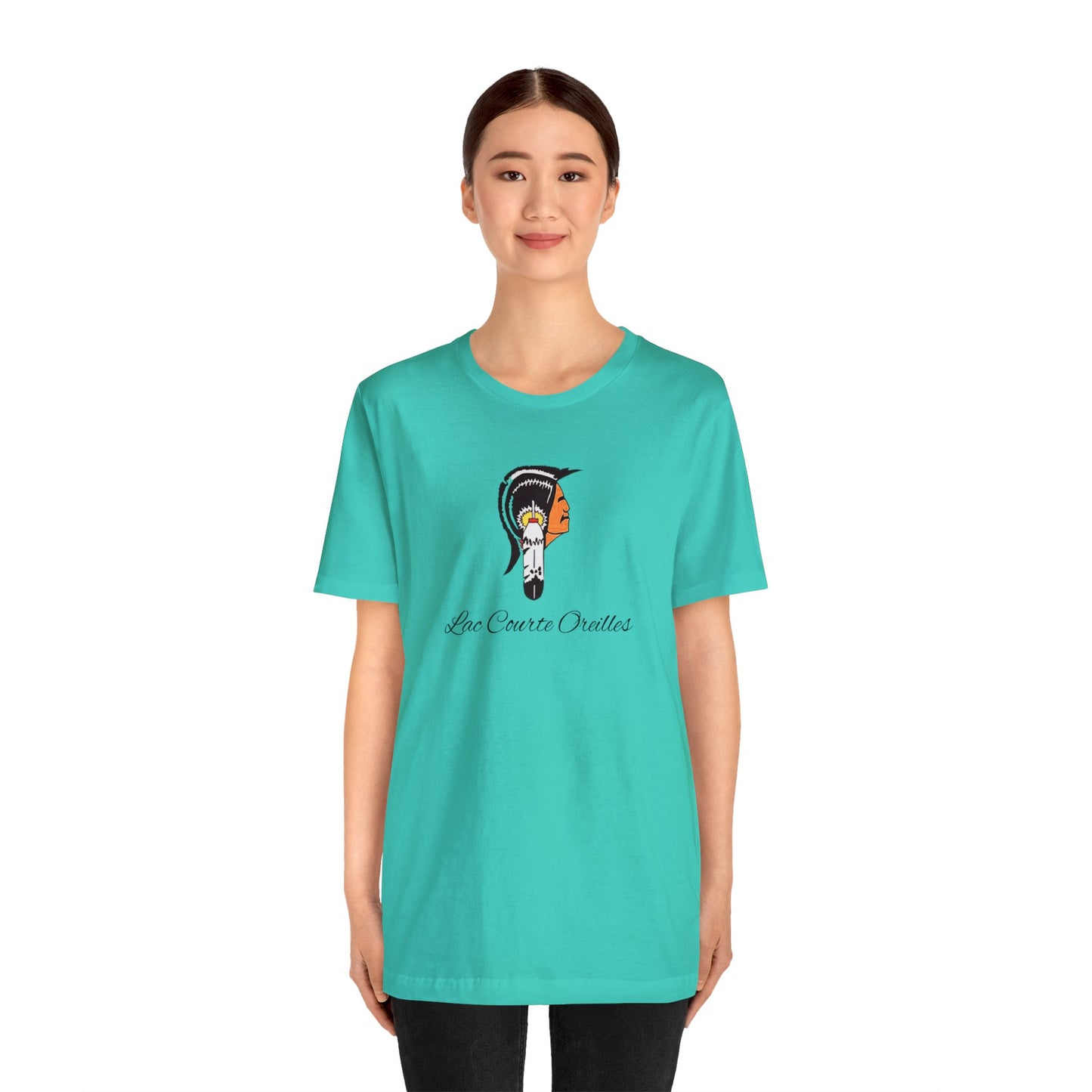 Lac Courte Oreilles logo Short Sleeve Tee