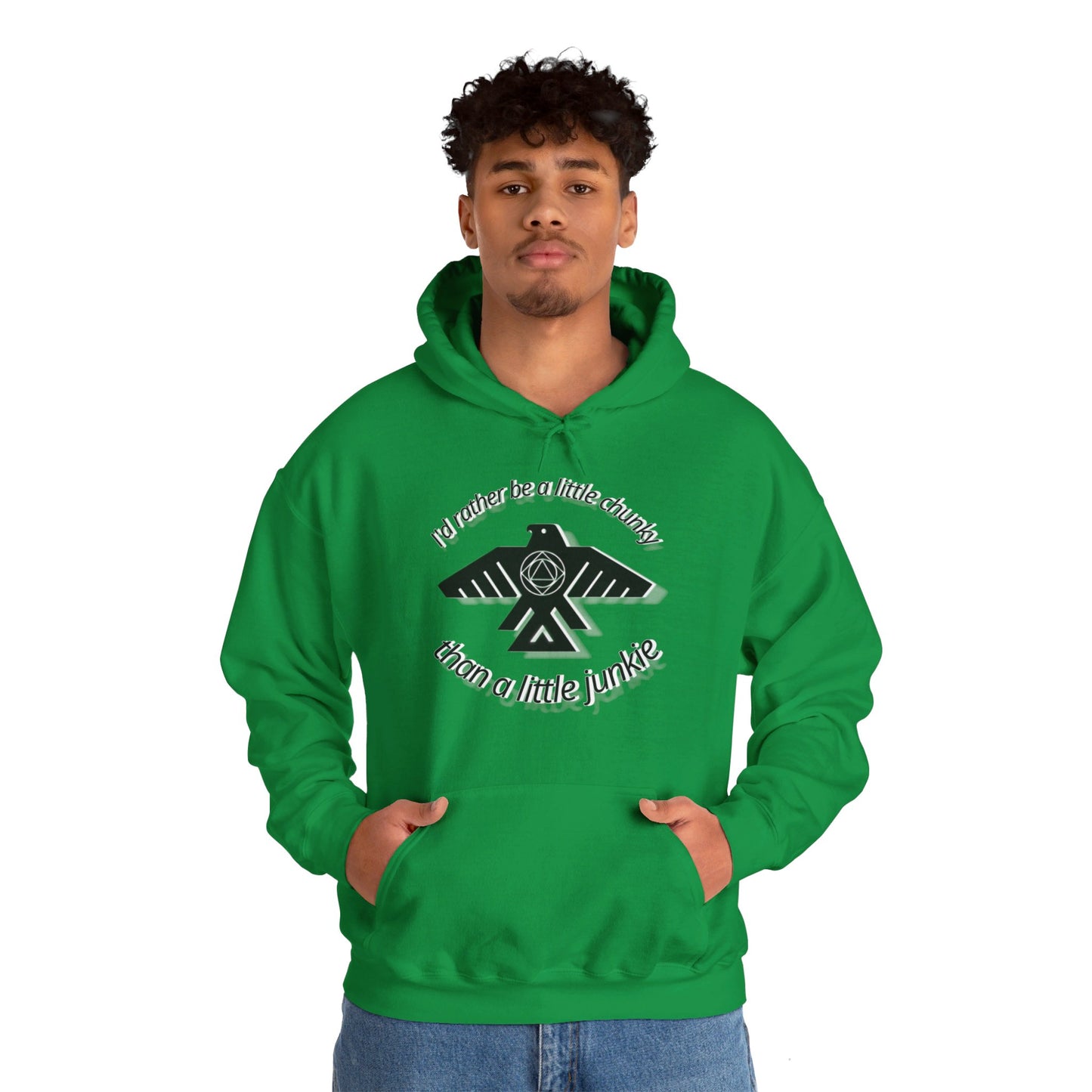 I'd rather be a little chunky Unisex Heavy Blend™ Hooded Sweatshirt