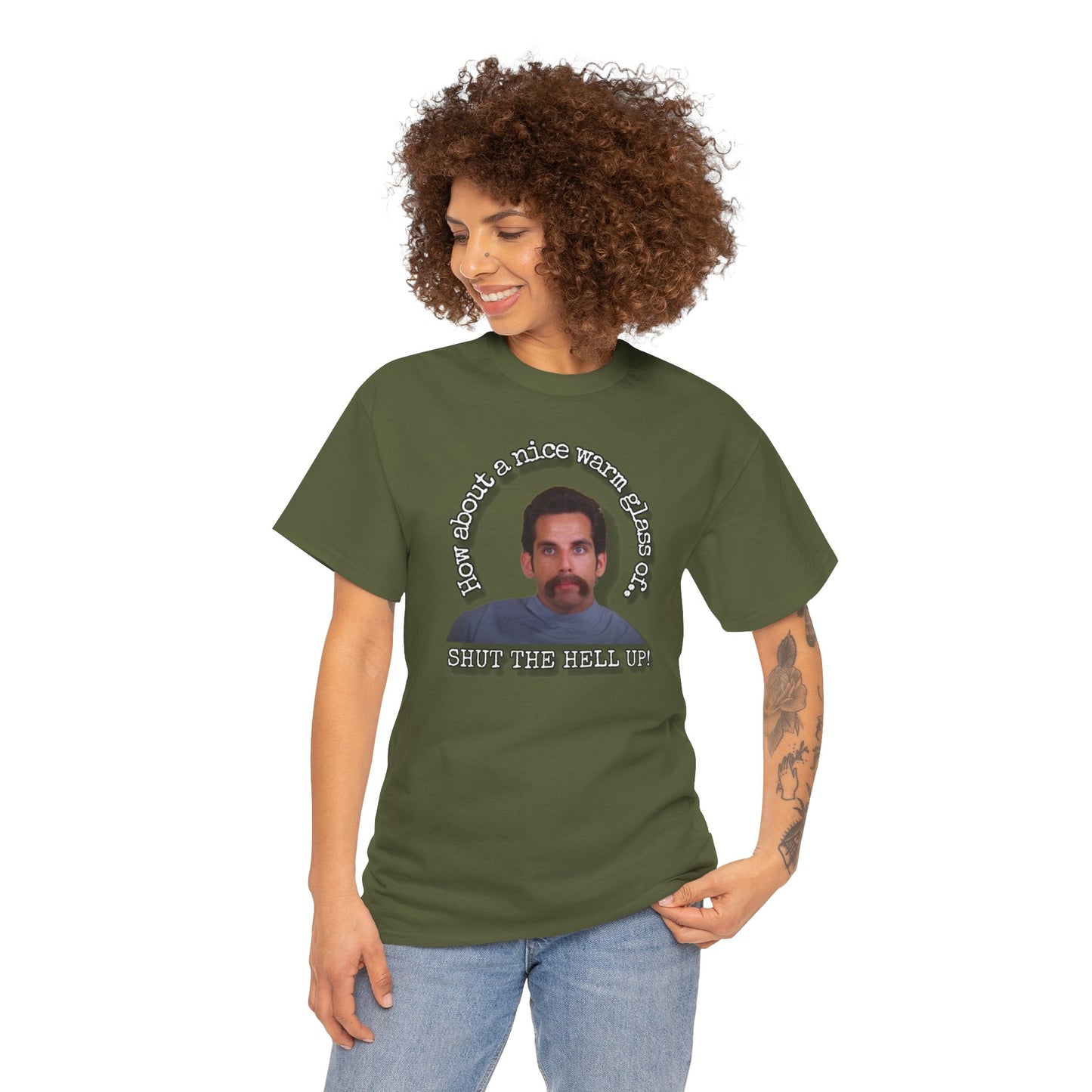 Warm glass of... sthu Unisex Heavy Cotton Tee