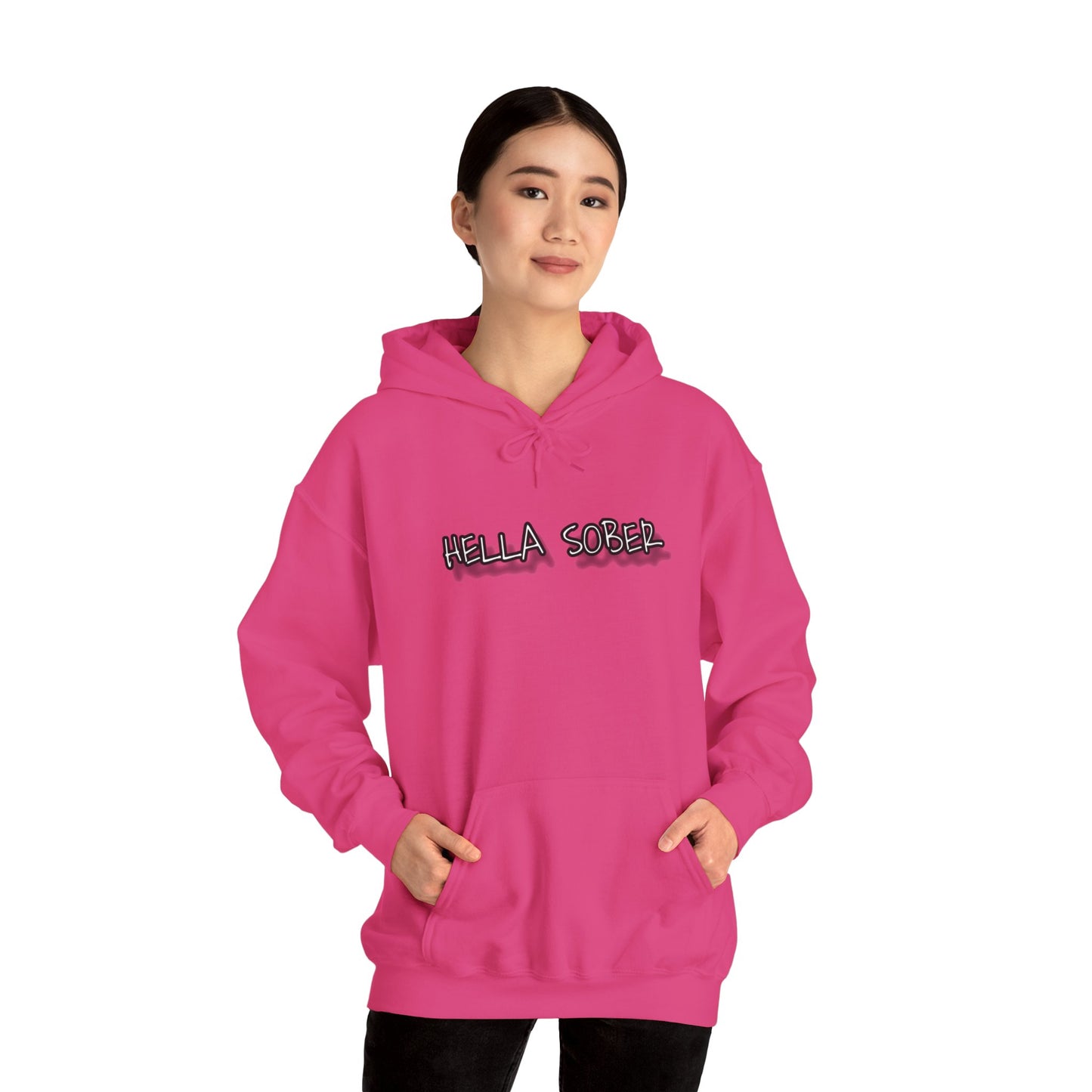 Hella Sober Unisex Heavy Blend™ Hooded Sweatshirt