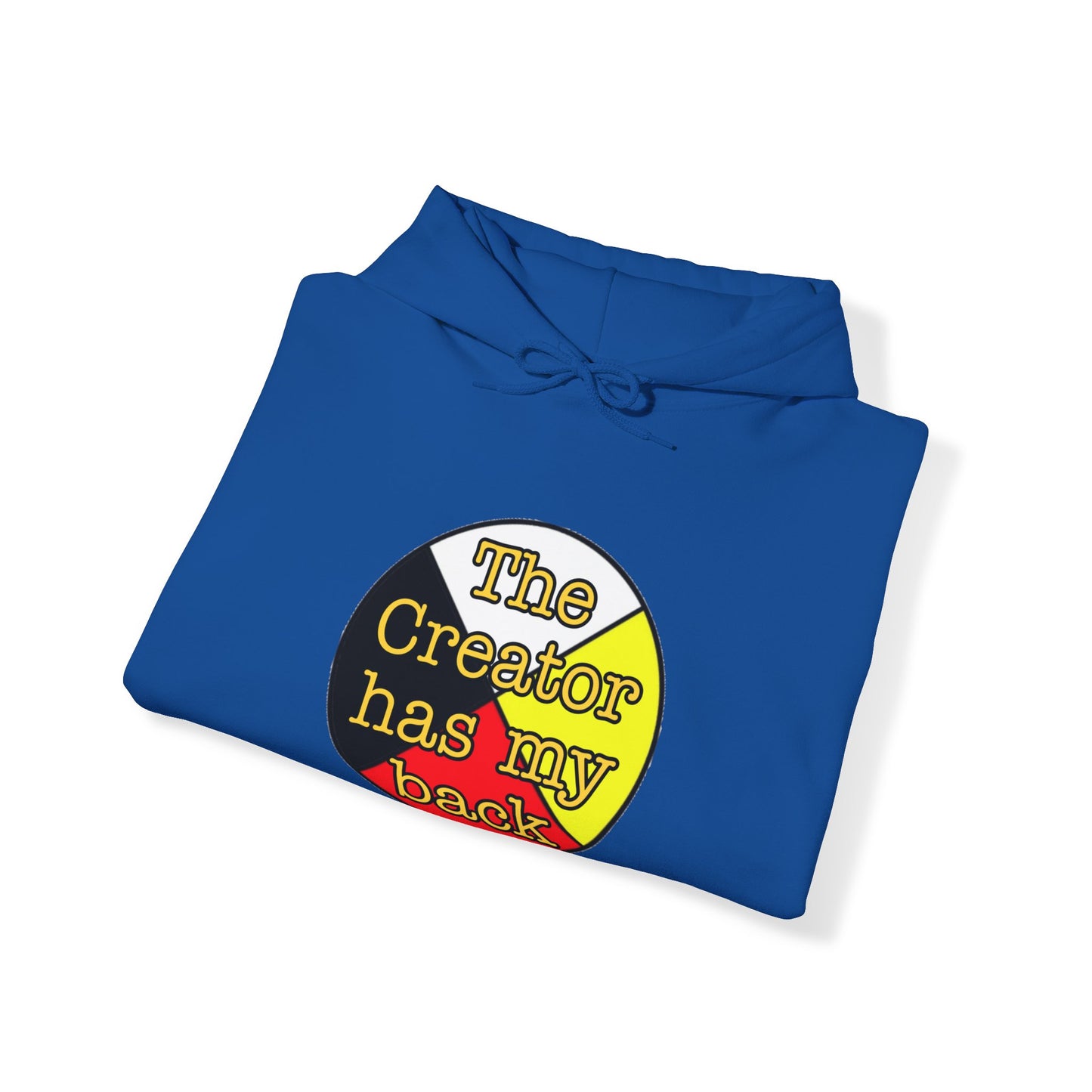 The creator has my back Unisex Heavy Blend™ Hooded Sweatshirt