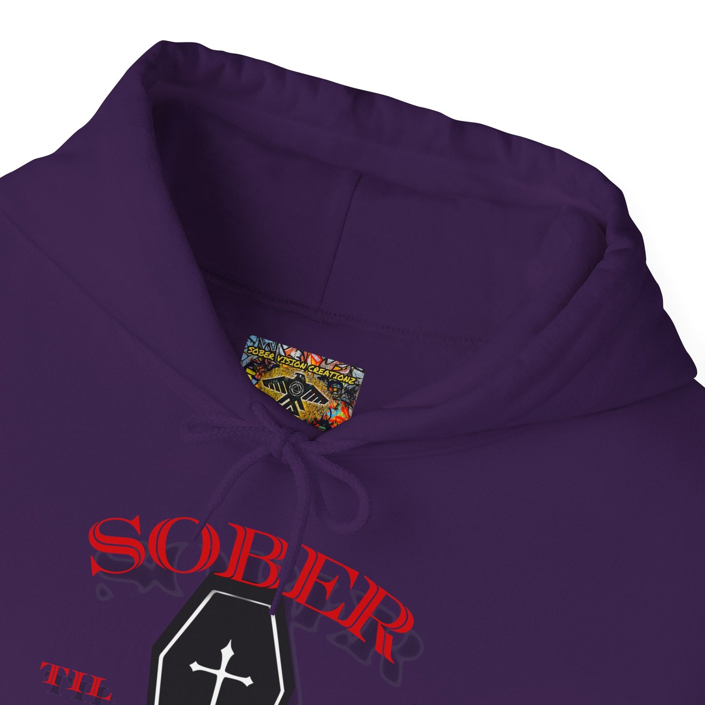 Sober til it's over Unisex Heavy Blend™ Hooded Sweatshirt