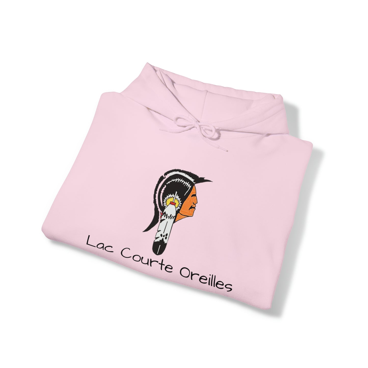Lac Courte Oreilles logo Hooded Sweatshirt