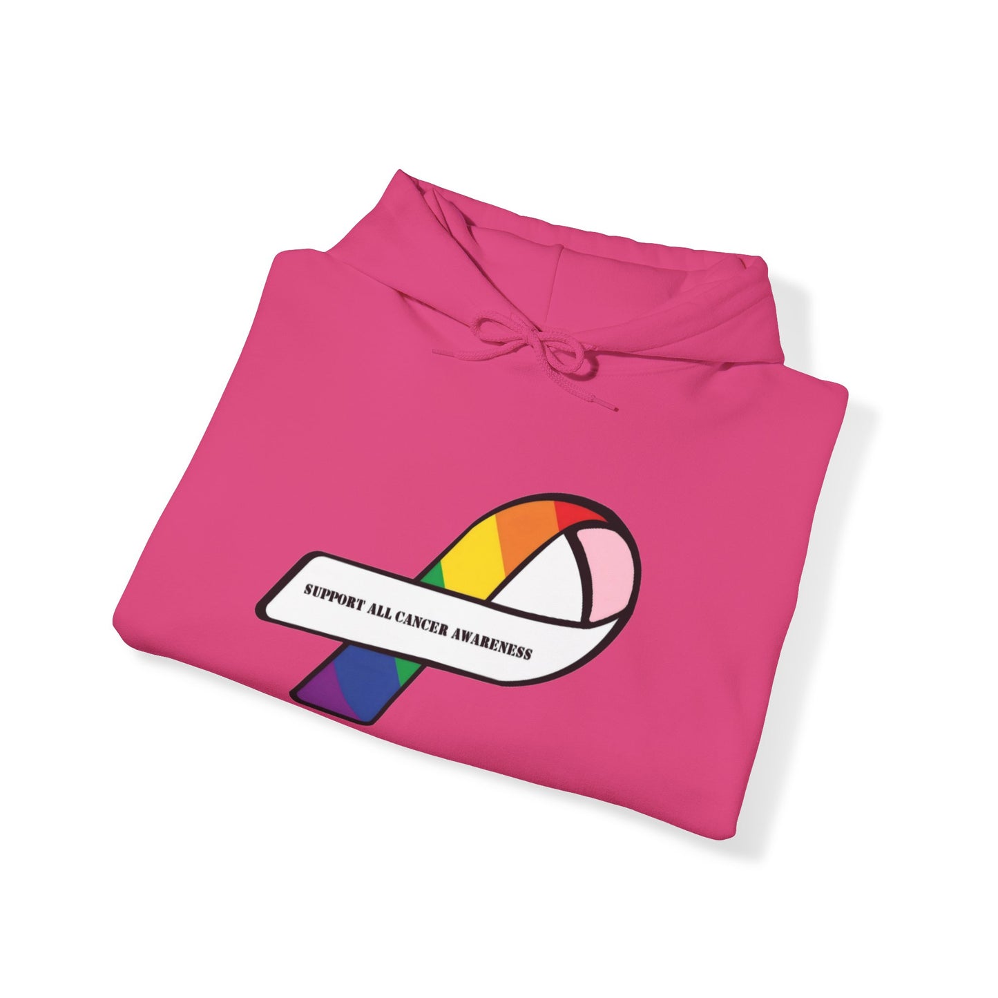 Support all cancer awareness Unisex Heavy Blend™ Hooded Sweatshirt