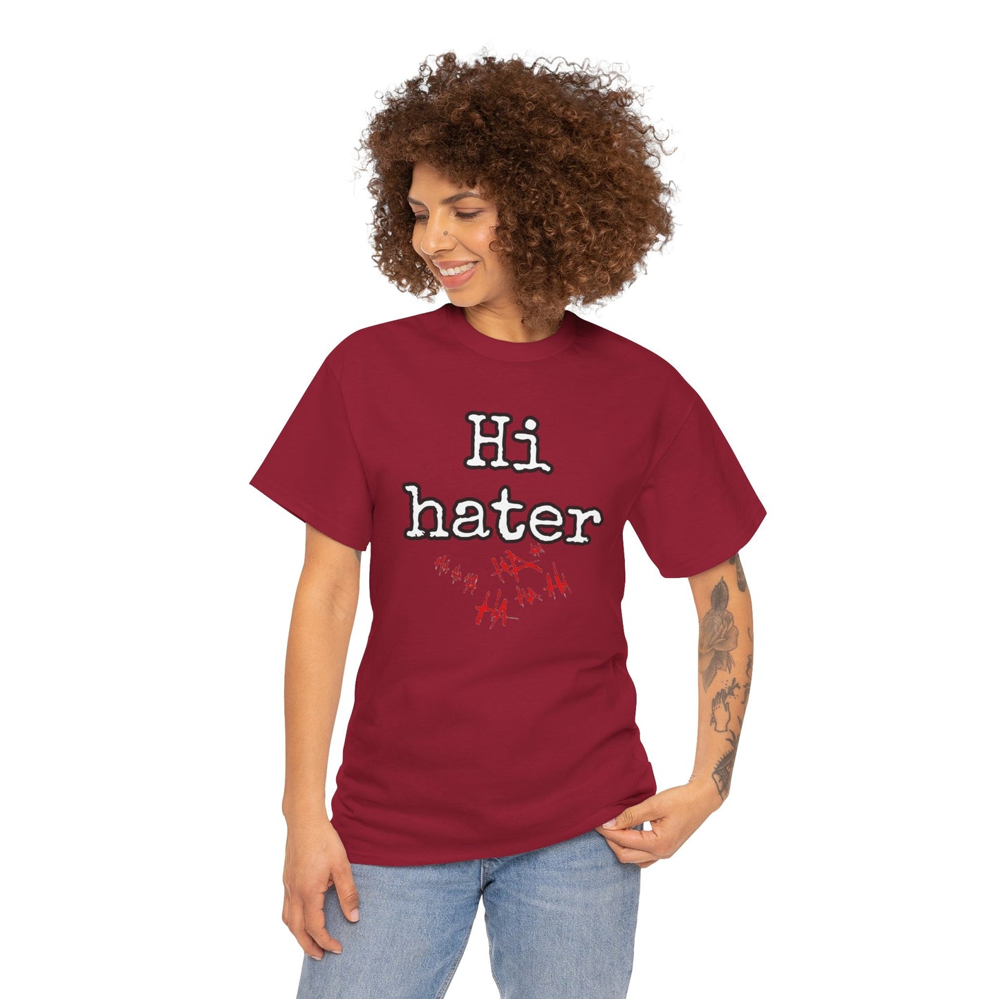 Hi hater Unisex Heavy Cotton Tee