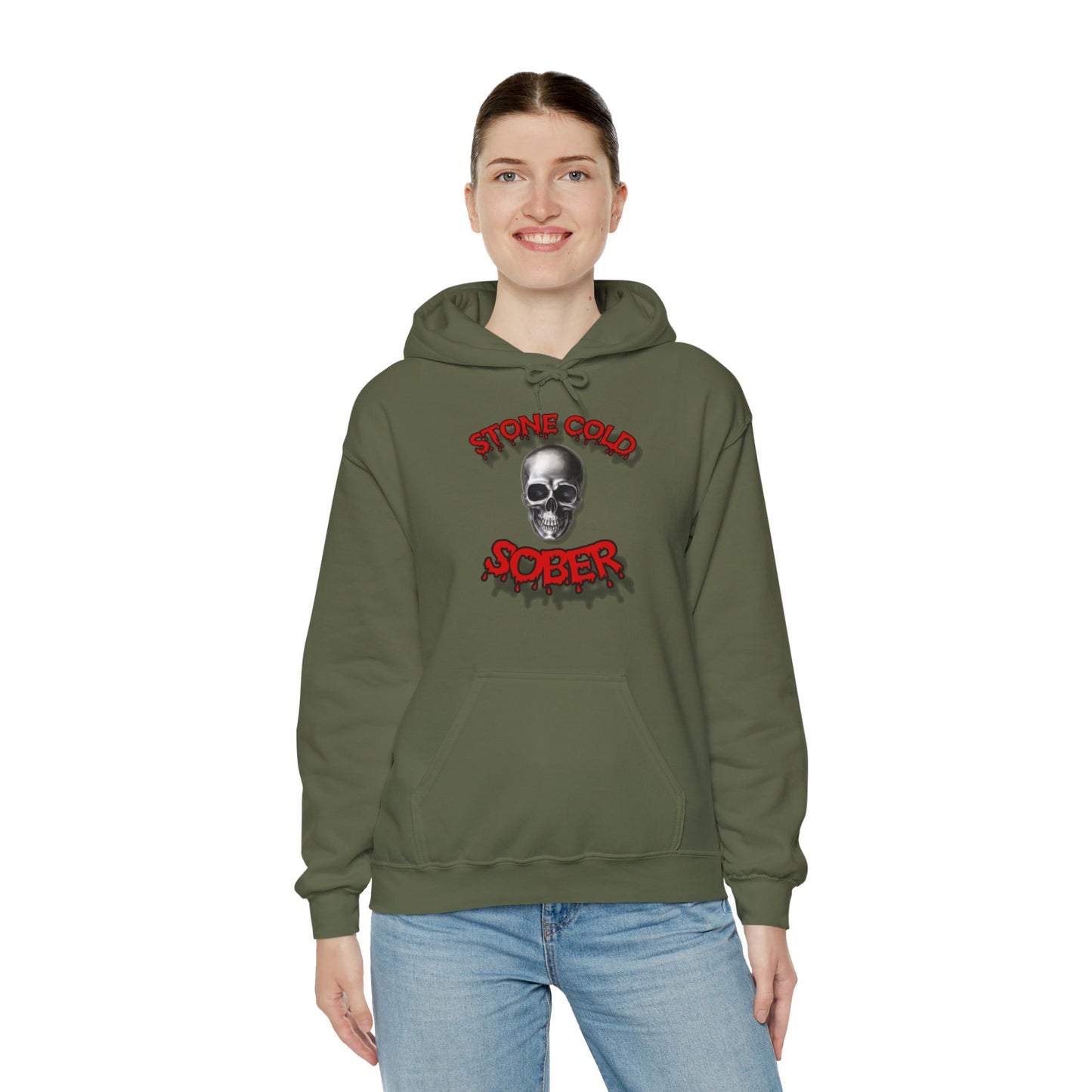 Stone Cold Sober Unisex Heavy Blend™ Hooded Sweatshirt