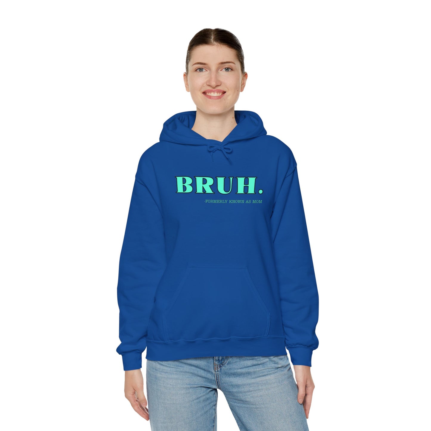 BRUH. Formerly known as mom Unisex Heavy Blend™ Hooded Sweatshirt