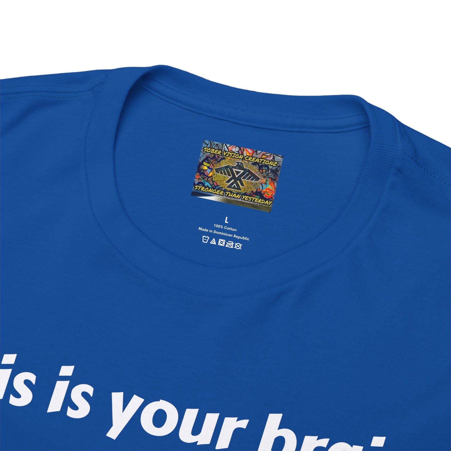 This is your brain on drugs Unisex Heavy Cotton Tee