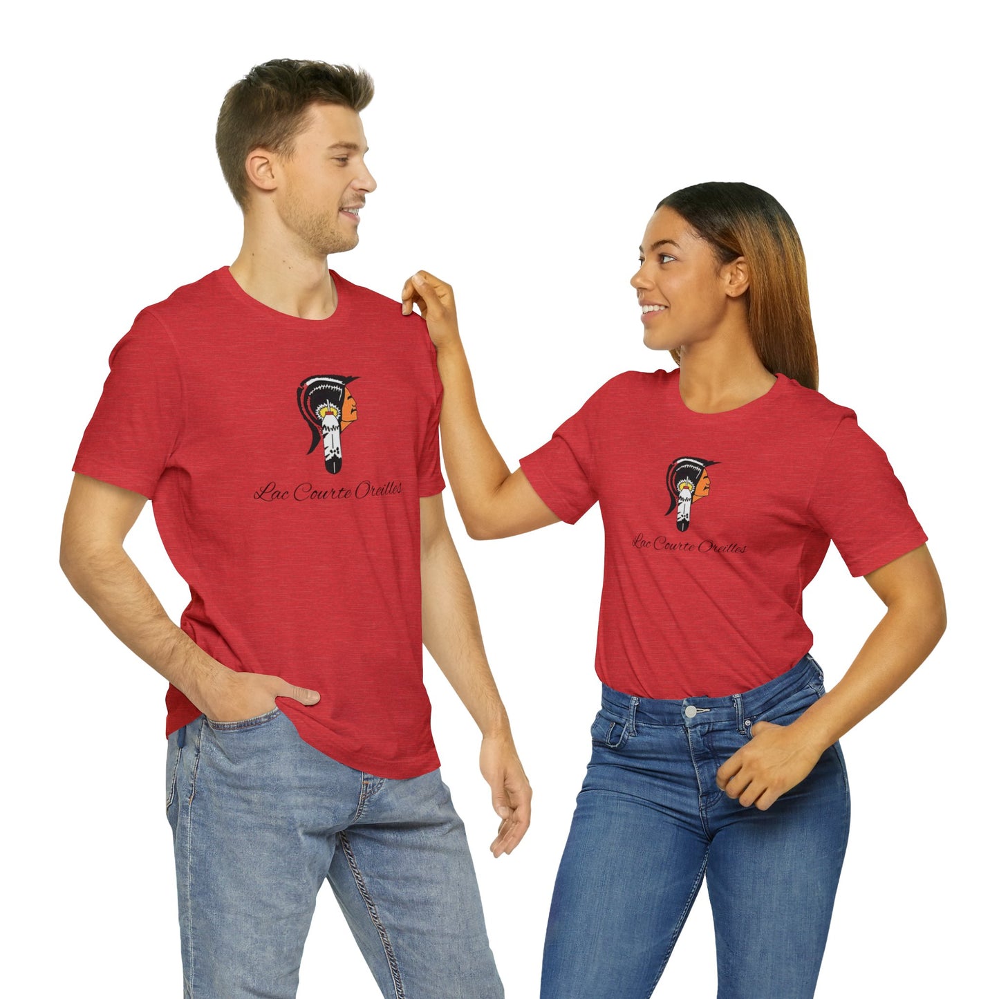 Lac Courte Oreilles logo Short Sleeve Tee