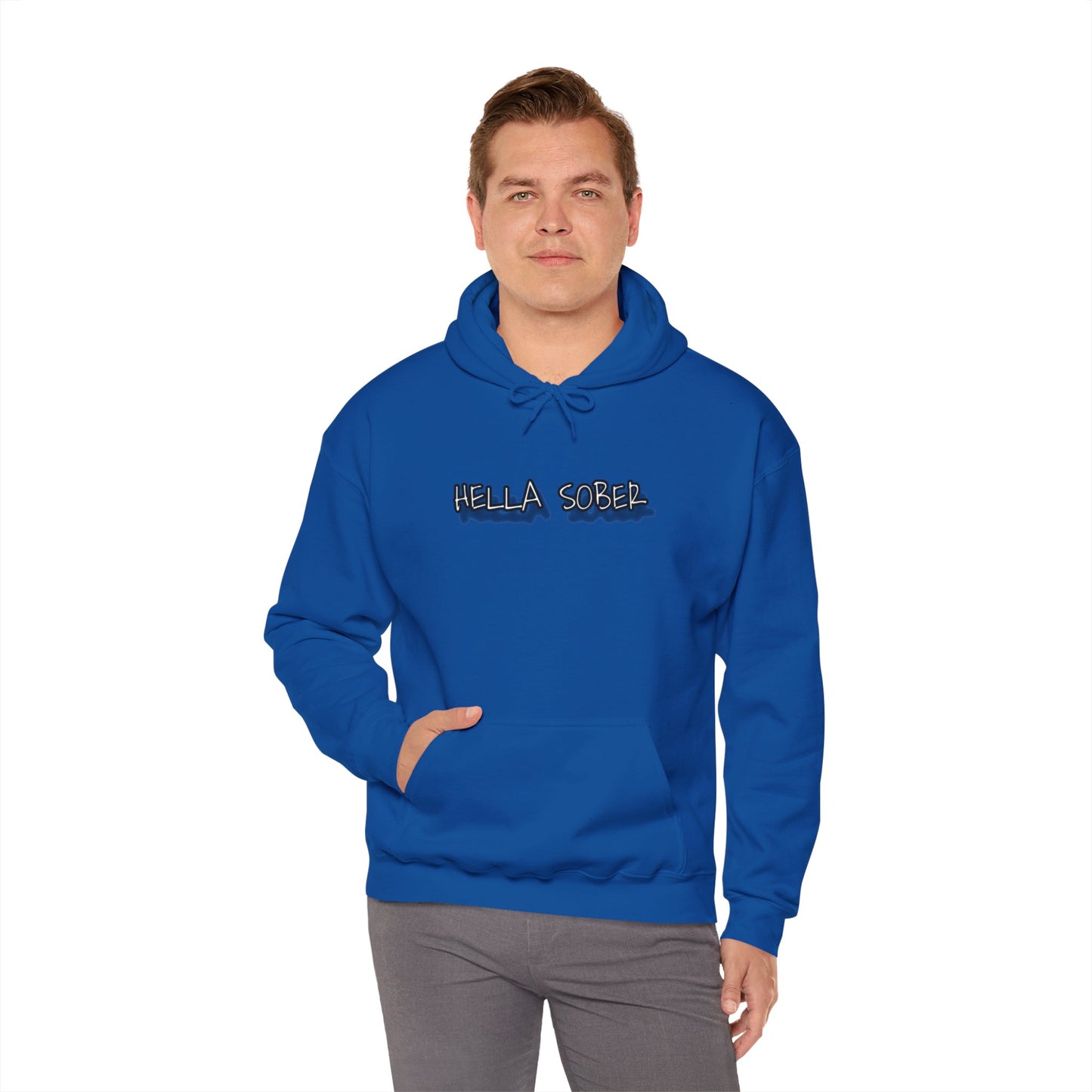 Hella Sober Unisex Heavy Blend™ Hooded Sweatshirt