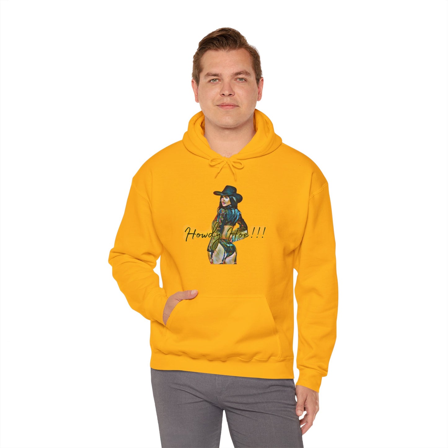 Howdy Hoe!! Unisex Heavy Blend™ Hooded Sweatshirt