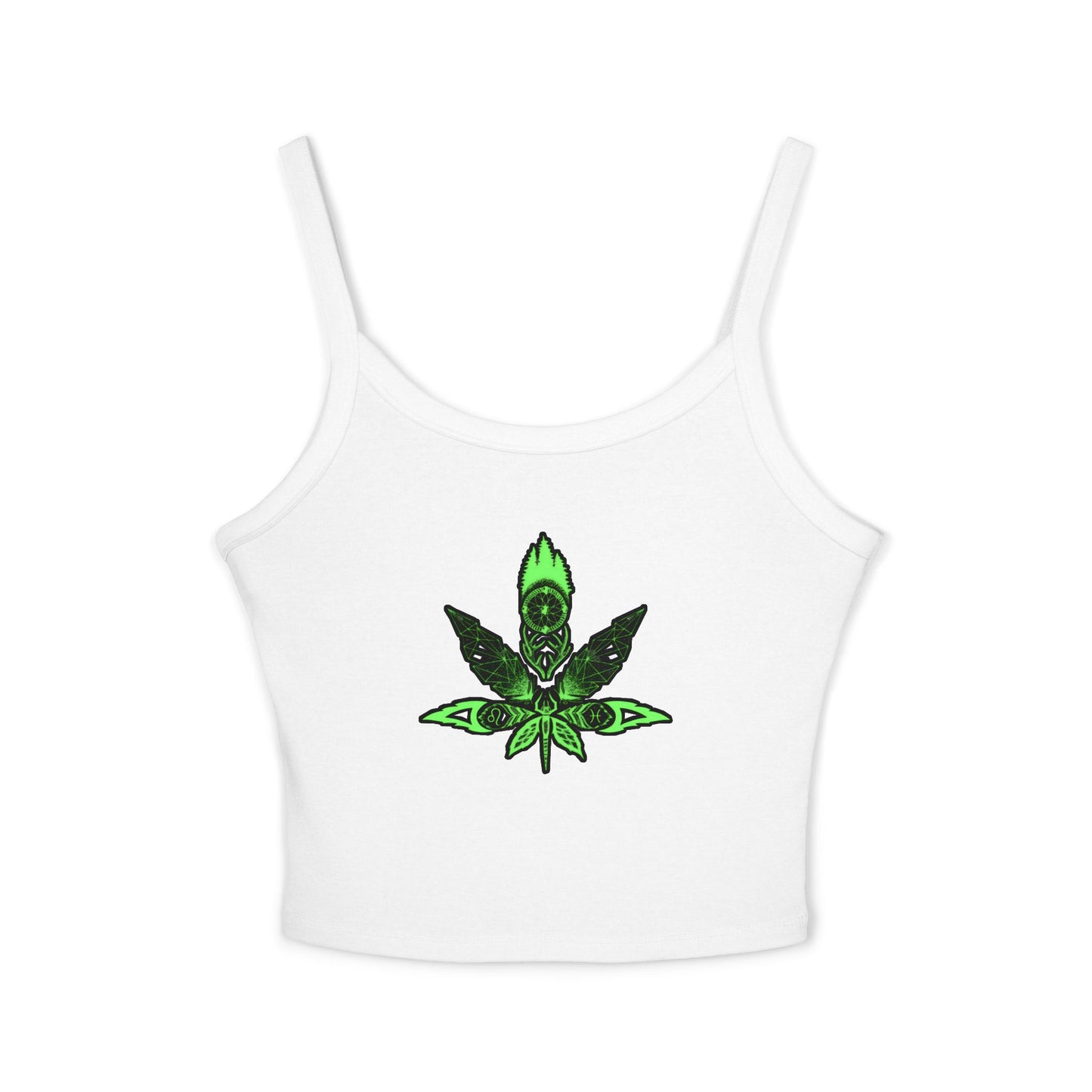 Healing Marijuana Women's Spaghetti Strap Tank Top