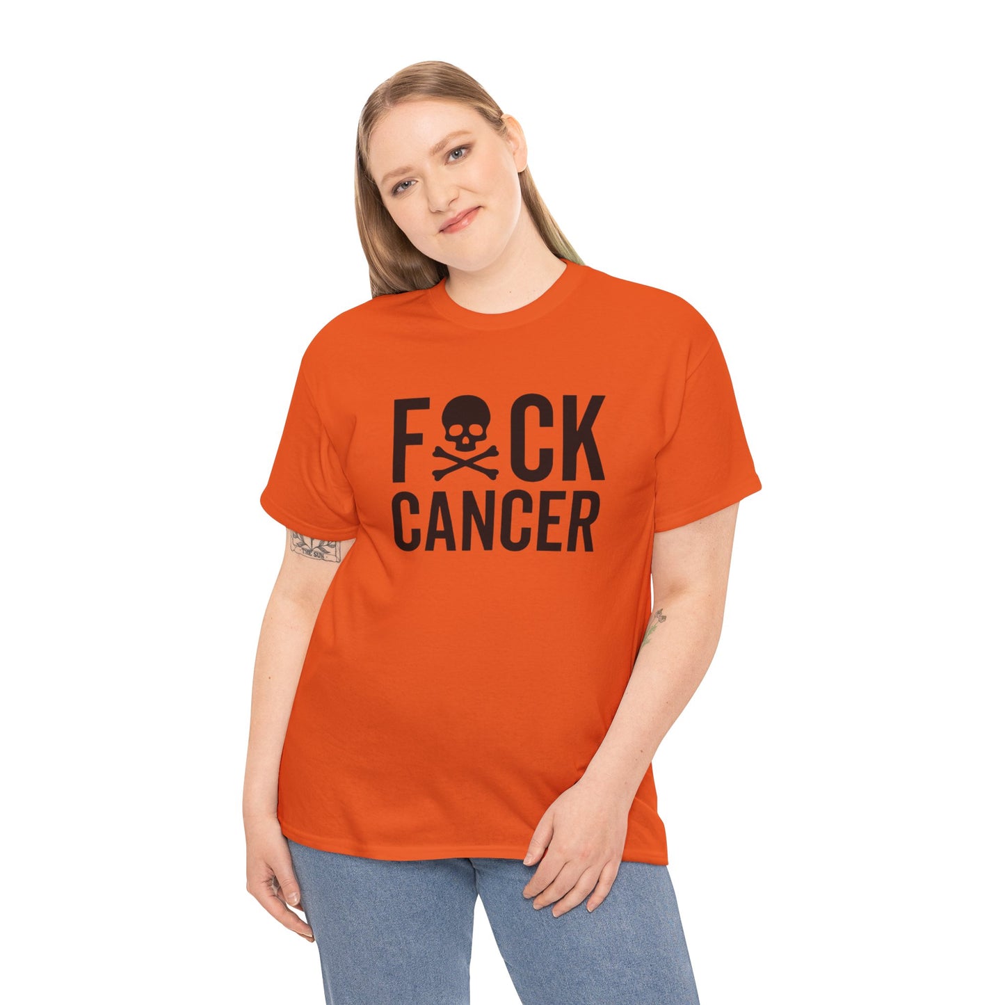 F*ck cancer Unisex Heavy Cotton Tee