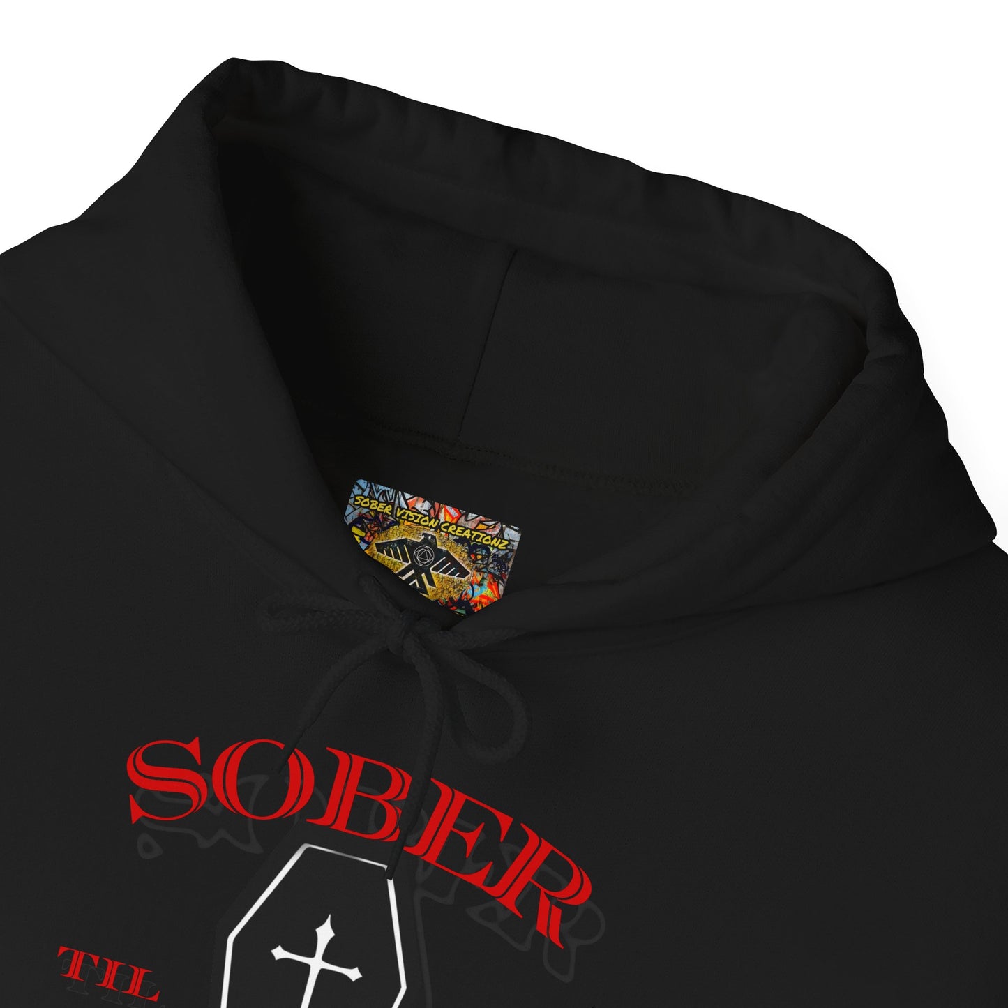 Sober til it's over Unisex Heavy Blend™ Hooded Sweatshirt