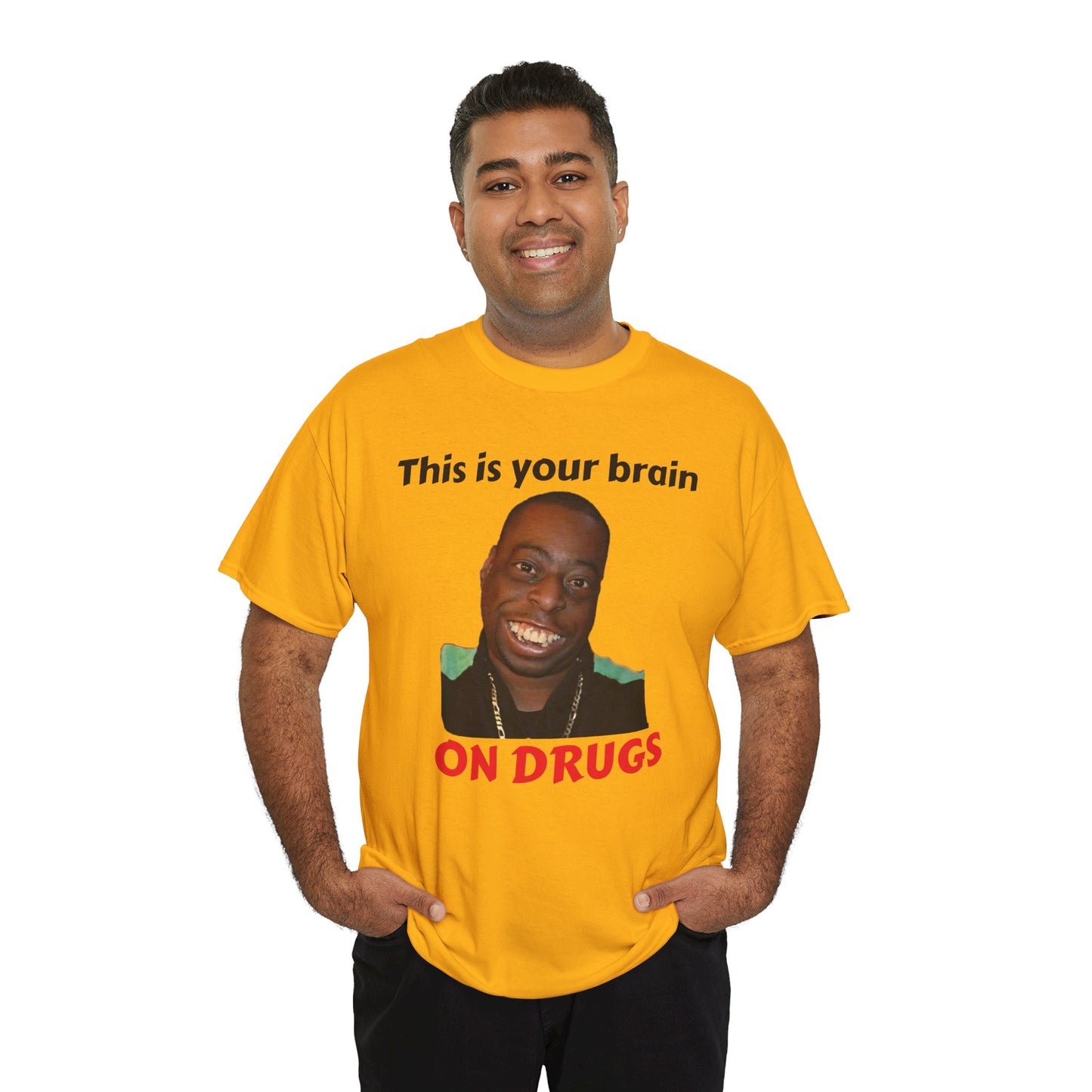 This is your brain on drugs Unisex Heavy Cotton Tee