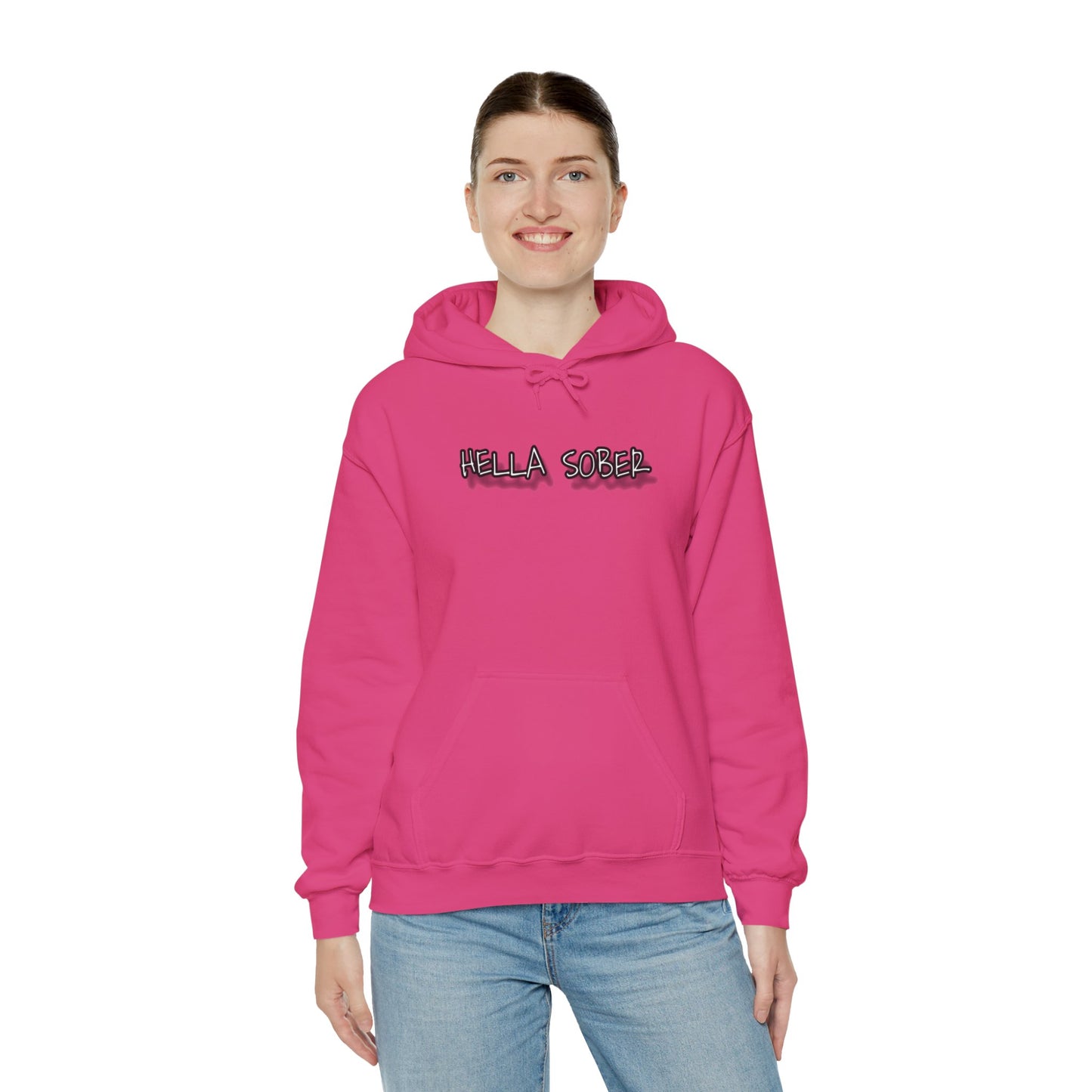 Hella Sober Unisex Heavy Blend™ Hooded Sweatshirt