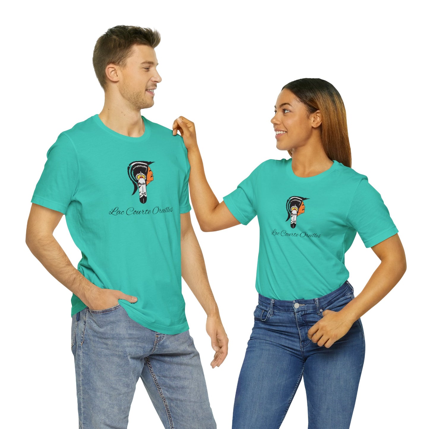 Lac Courte Oreilles logo Short Sleeve Tee