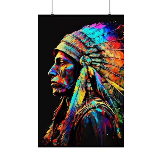 Chief of all colors Matte Vertical Posters