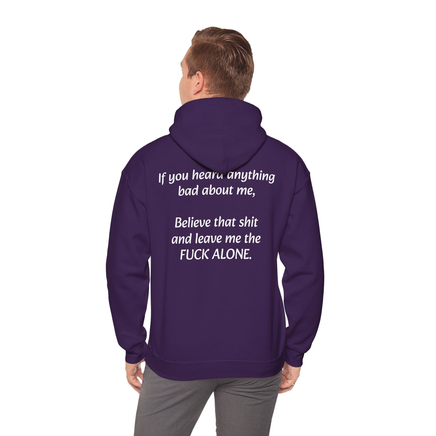 Leave me TF alone Unisex Heavy Blend™ Hooded Sweatshirt