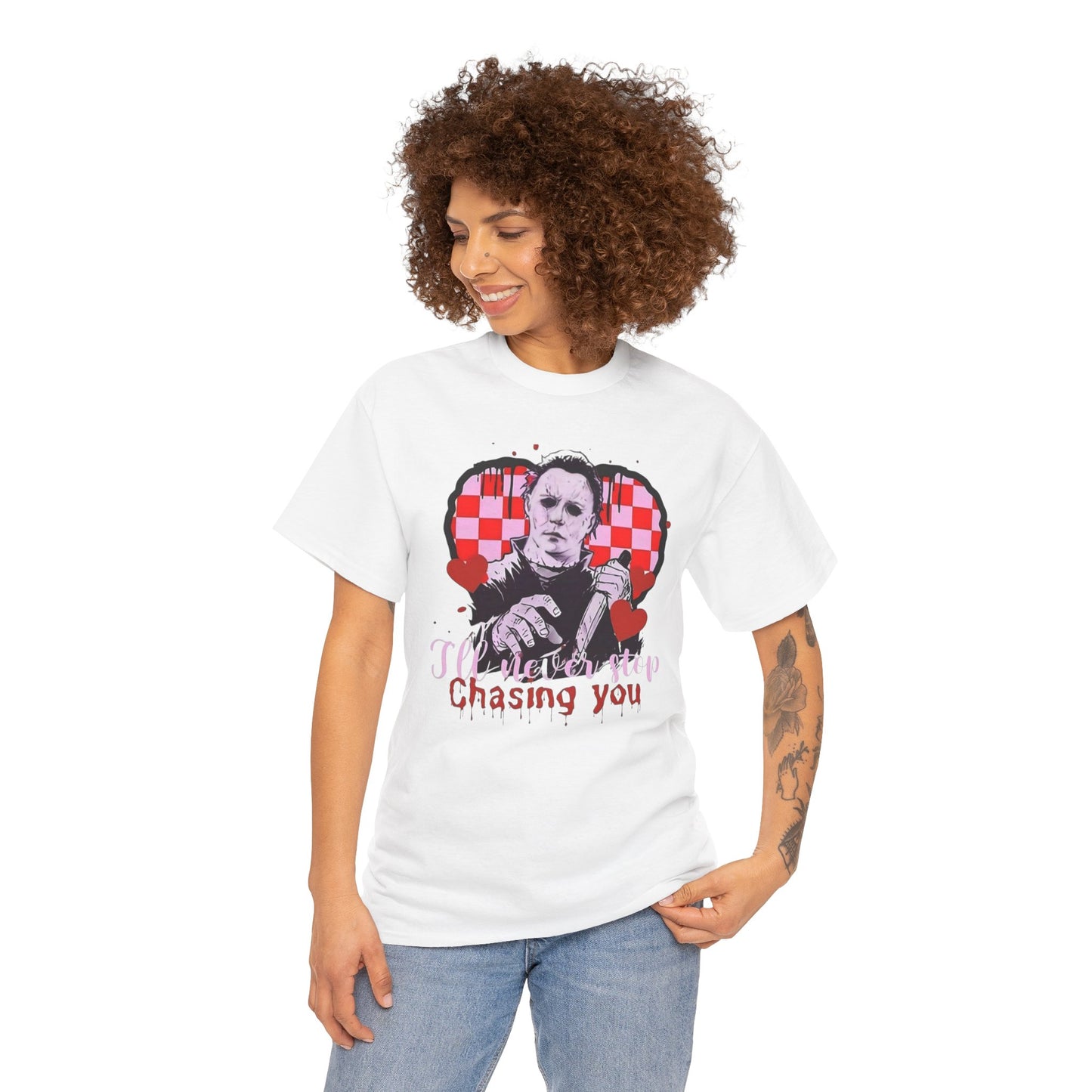 I'll never stop chasing you Unisex Heavy Cotton Tee