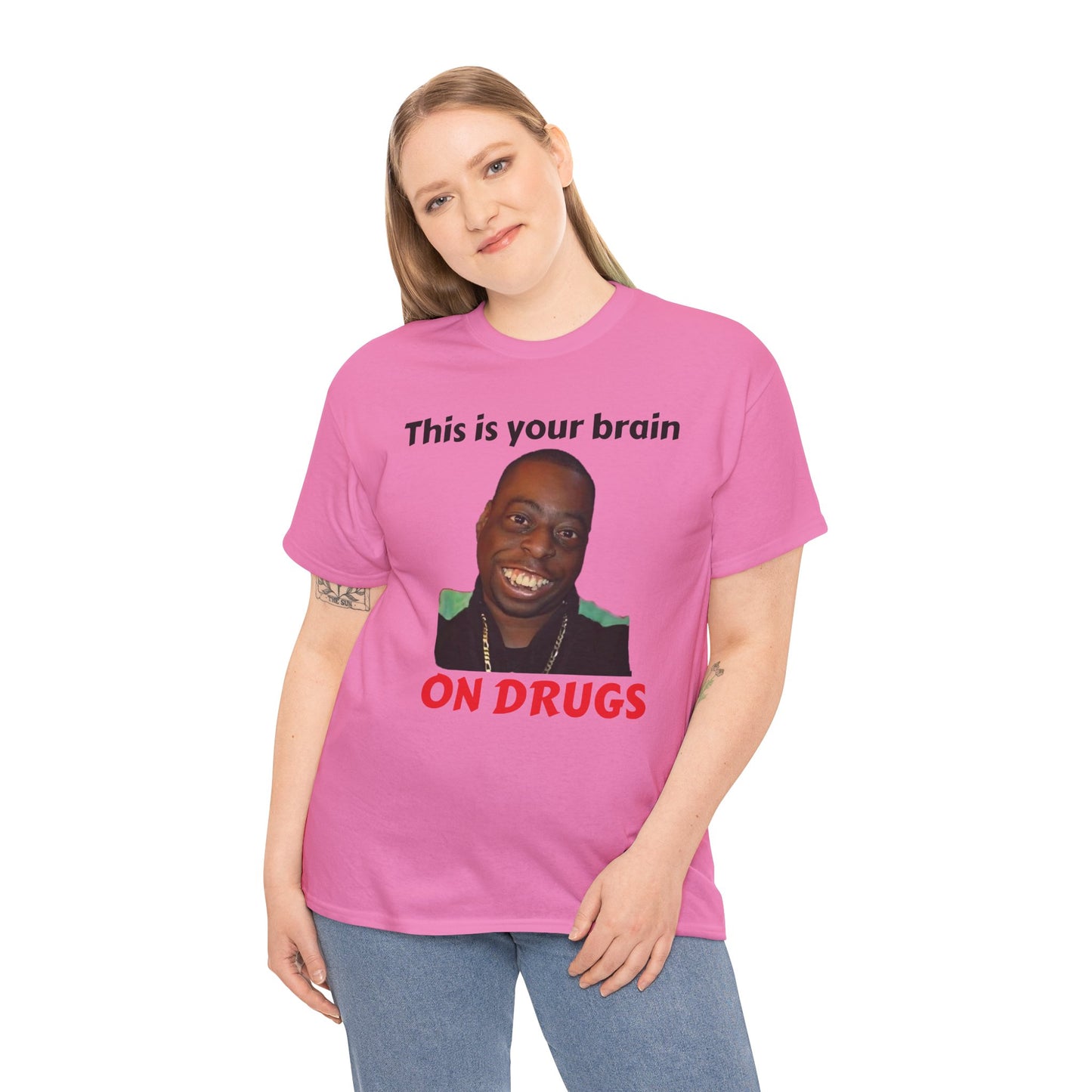 This is your brain on drugs Unisex Heavy Cotton Tee
