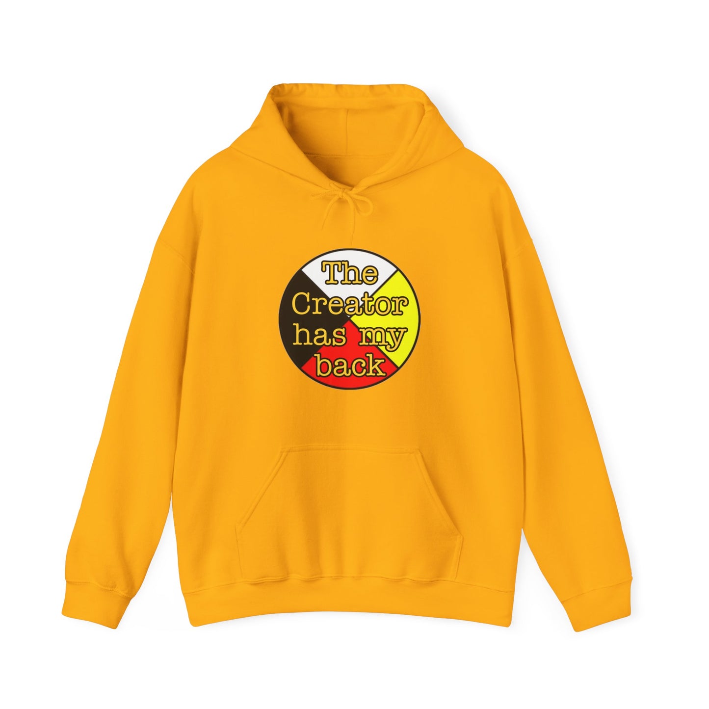 The creator has my back Unisex Heavy Blend™ Hooded Sweatshirt