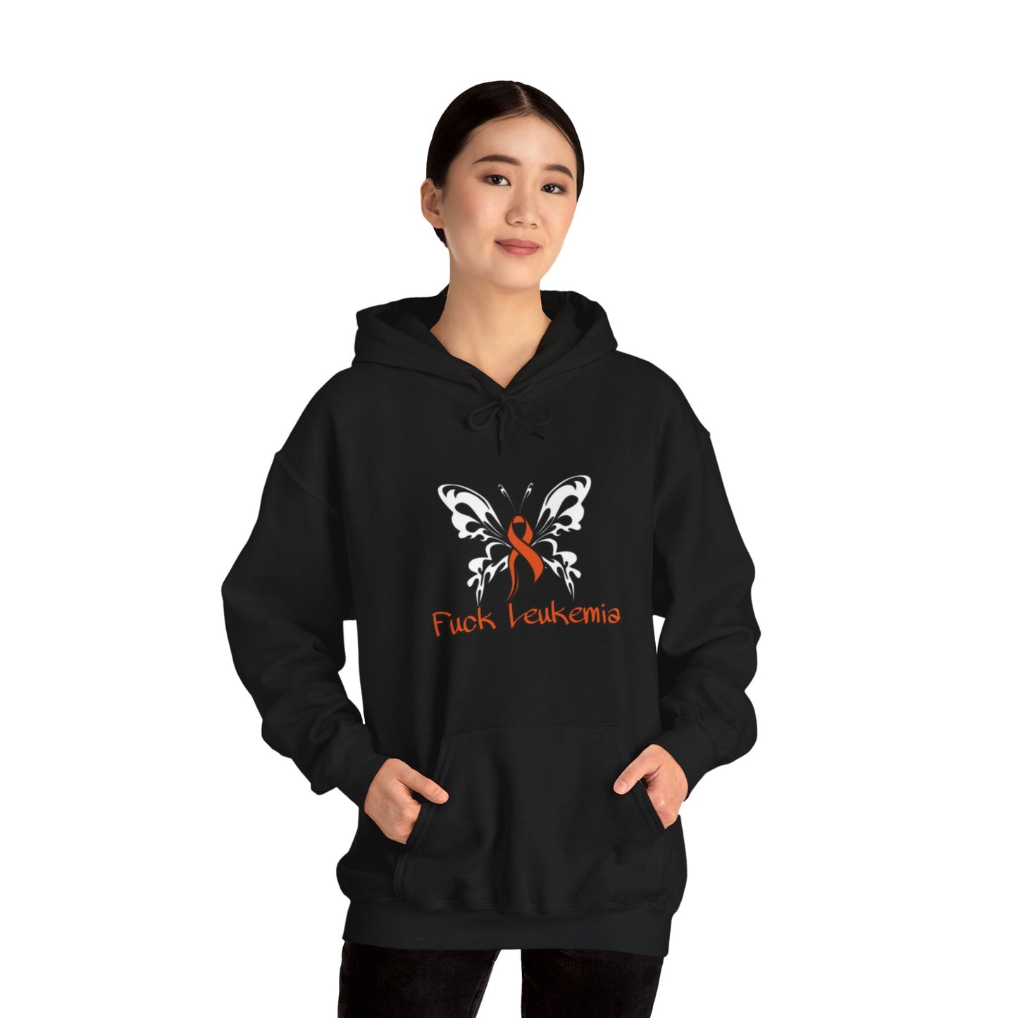 Fuck Leukemia Unisex Heavy Blend™ Hooded Sweatshirt