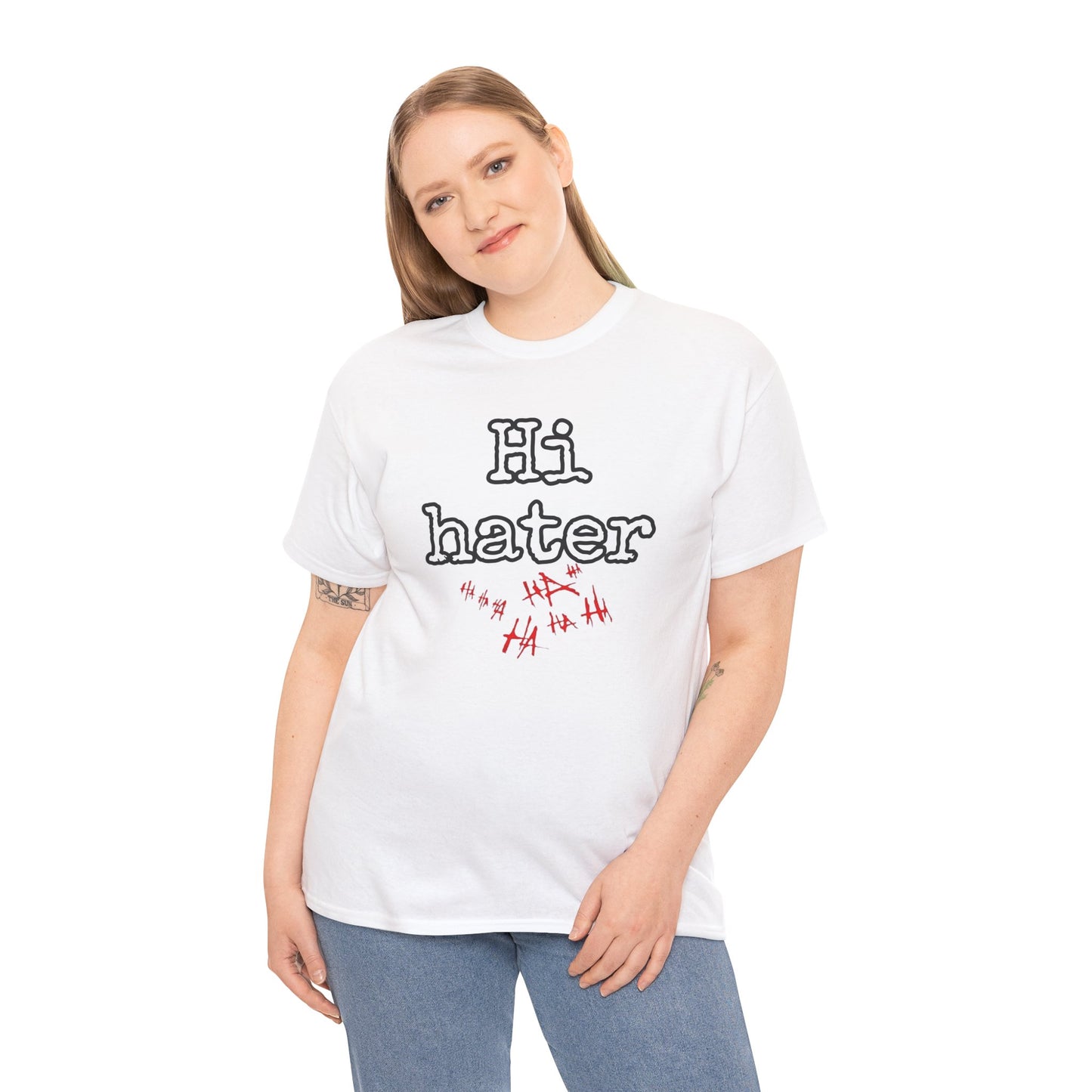 Hi hater Unisex Heavy Cotton Tee