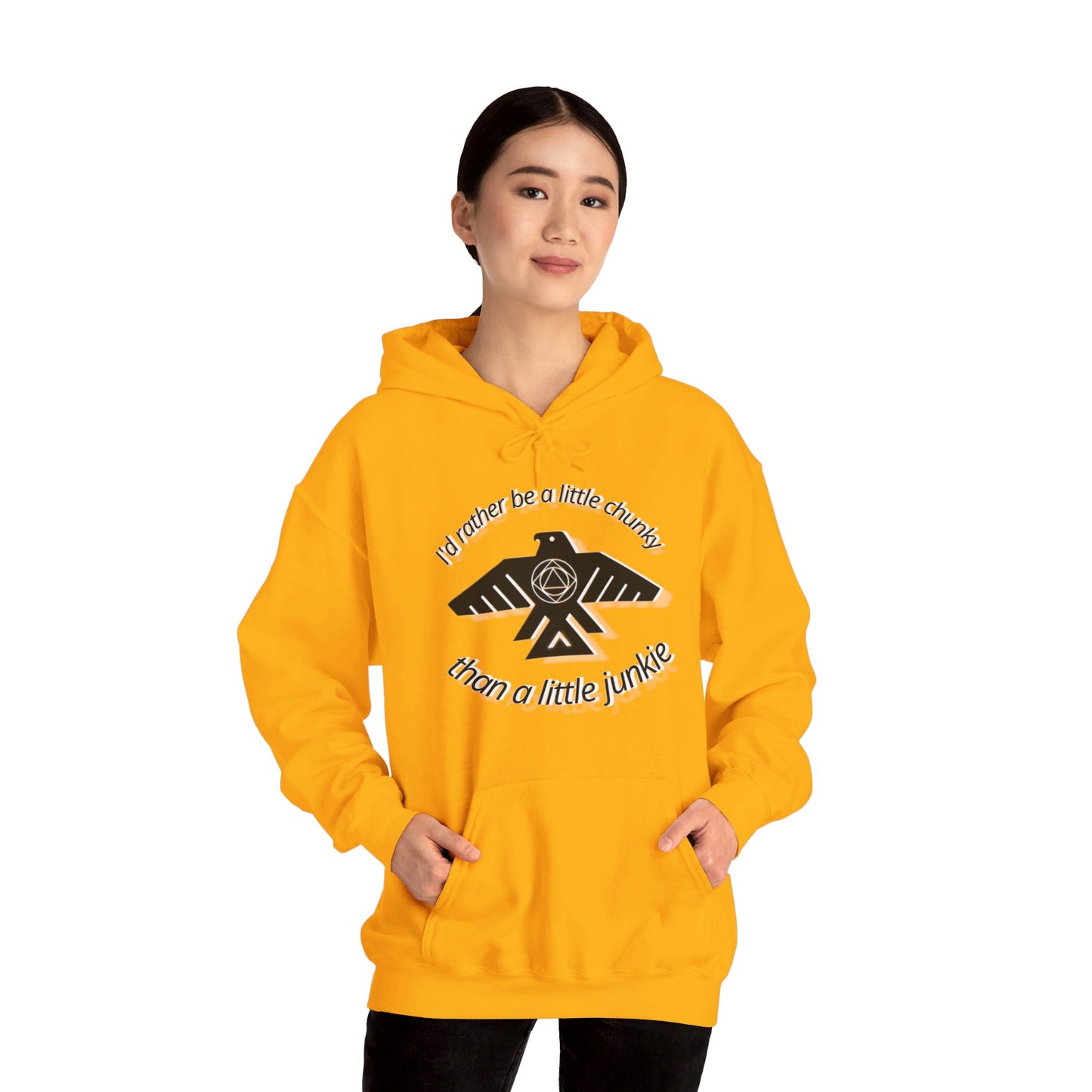 I'd rather be a little chunky Unisex Heavy Blend™ Hooded Sweatshirt