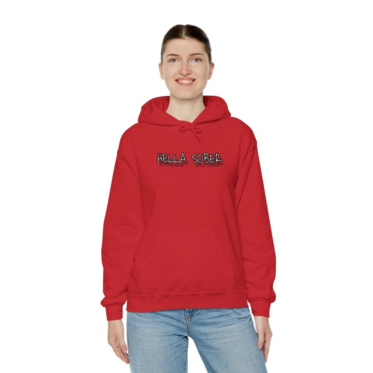 Hella Sober Unisex Heavy Blend™ Hooded Sweatshirt