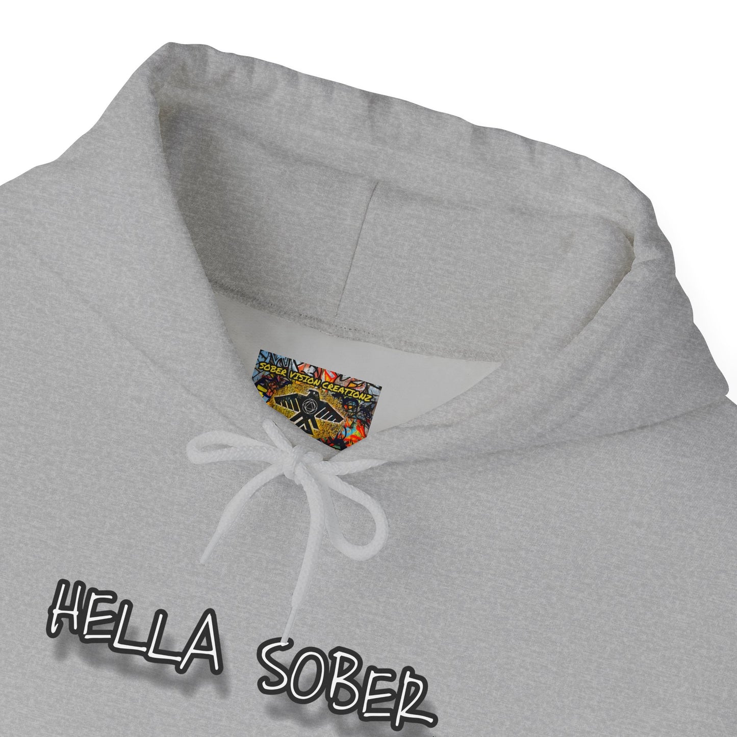 Hella Sober Unisex Heavy Blend™ Hooded Sweatshirt