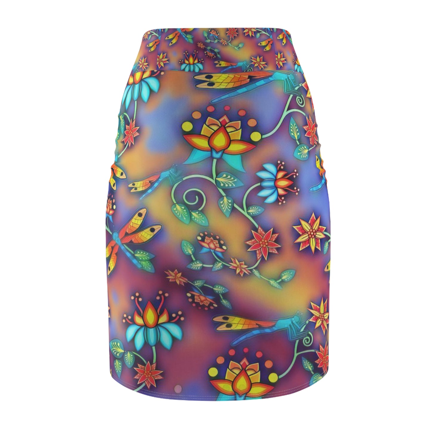 Women's Dragon floral fly Pencil Skirt (AOP)