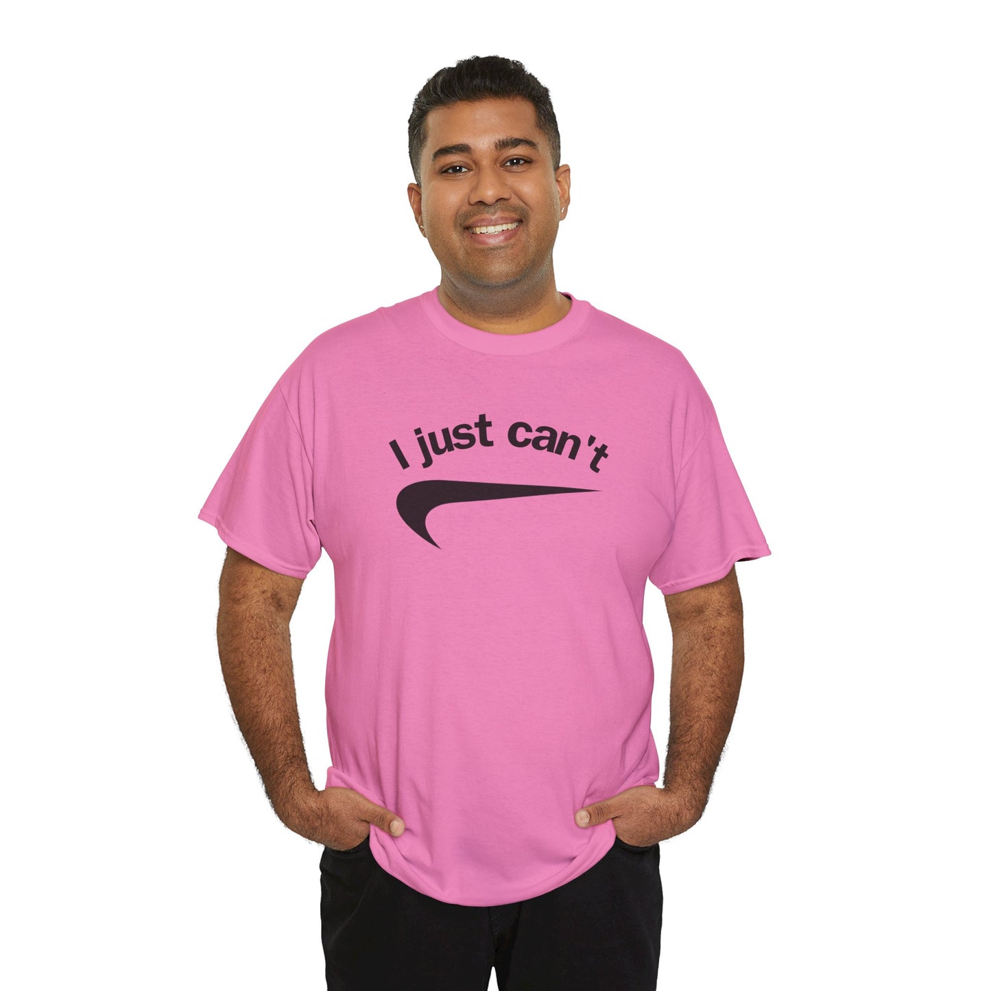 I just can't Unisex Heavy Cotton Tee