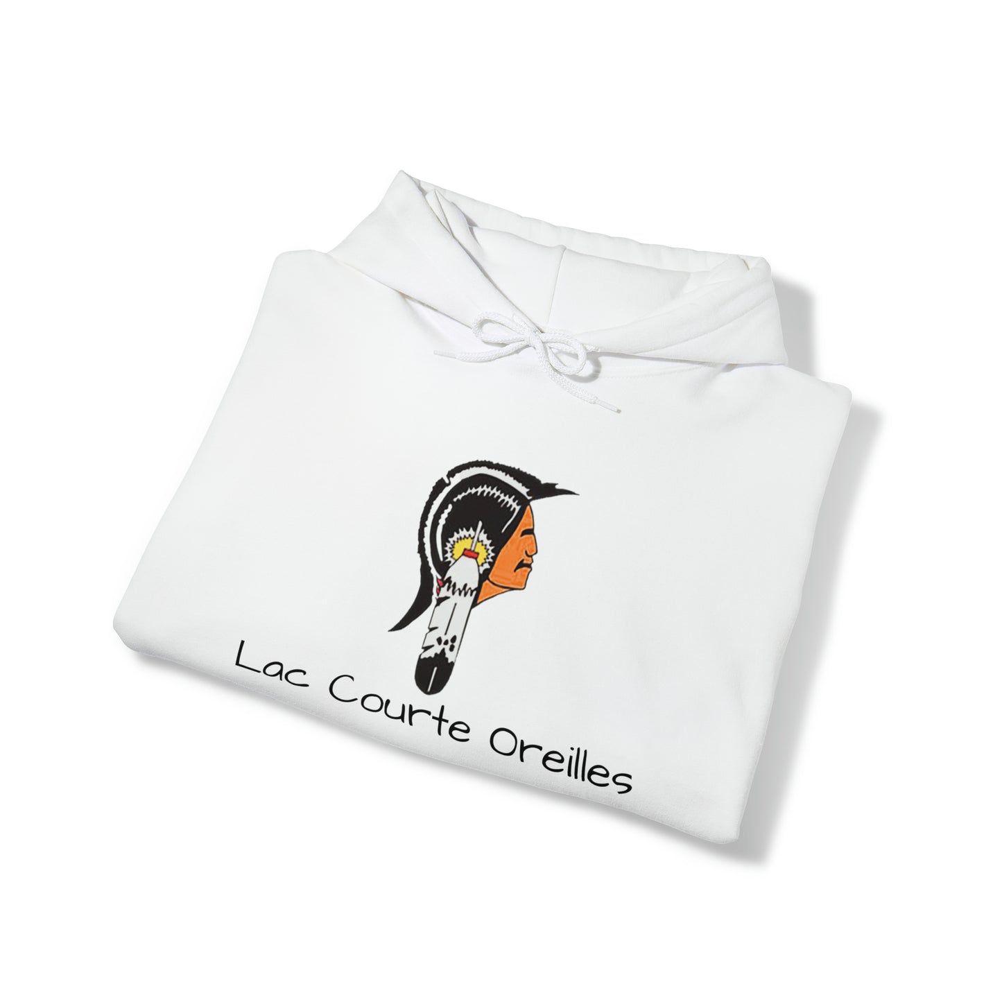 Lac Courte Oreilles logo Hooded Sweatshirt
