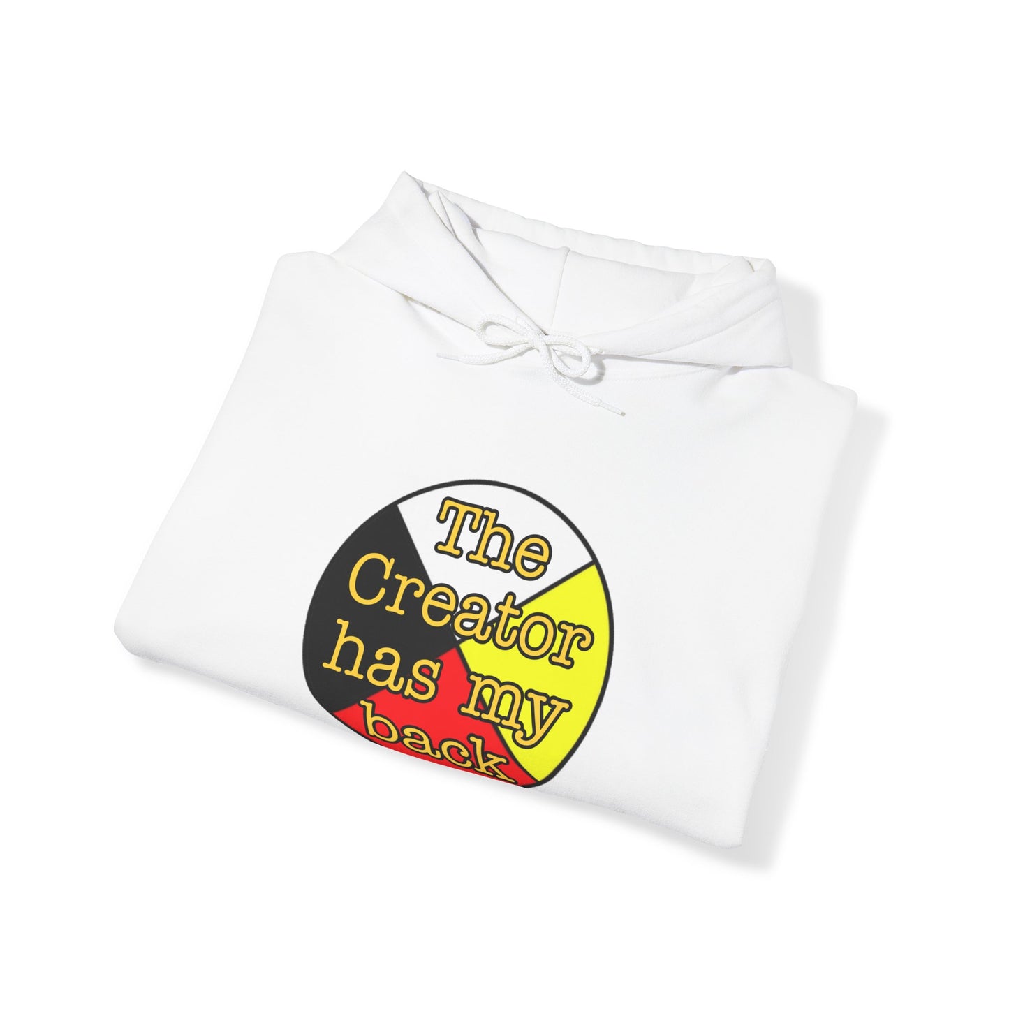 The creator has my back Unisex Heavy Blend™ Hooded Sweatshirt