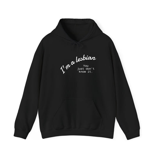 I'm a lesbian Hoodie, Unisex Sweatshirt, Casual Wear, Inclusive Gift
