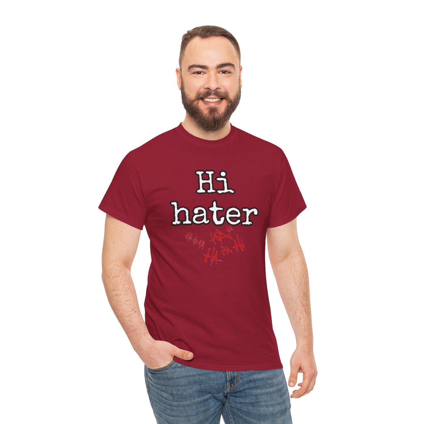 Hi hater Unisex Heavy Cotton Tee