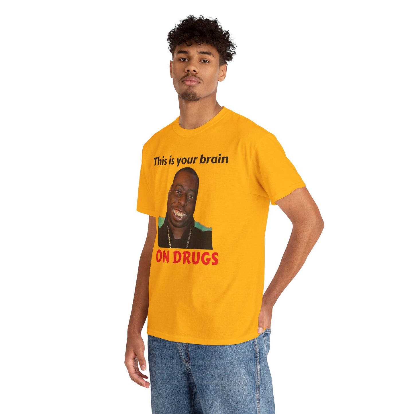 This is your brain on drugs Unisex Heavy Cotton Tee