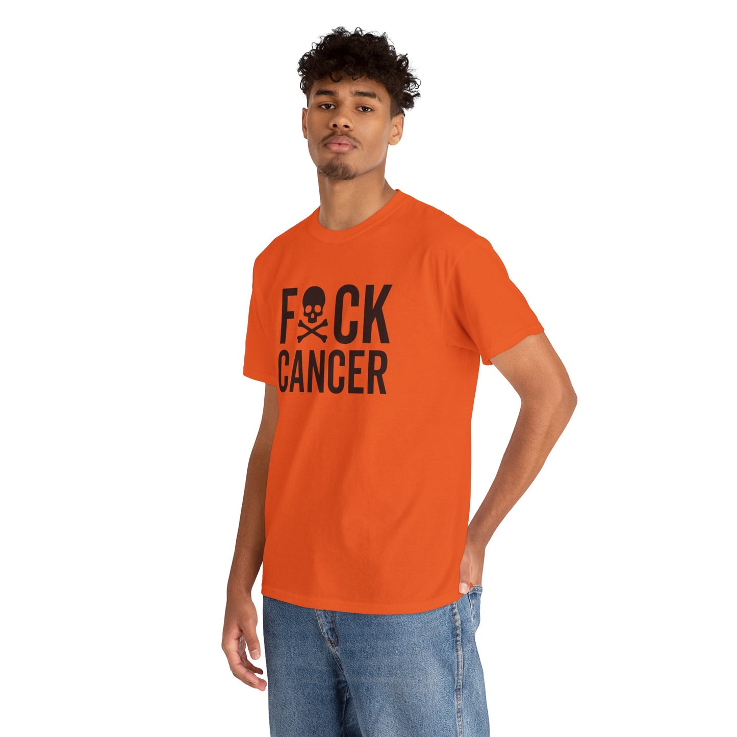 F*ck cancer Unisex Heavy Cotton Tee
