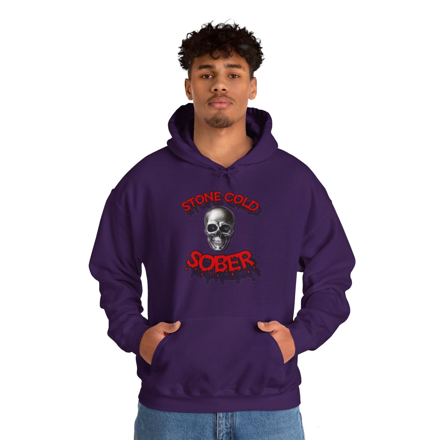 Stone Cold Sober Unisex Heavy Blend™ Hooded Sweatshirt