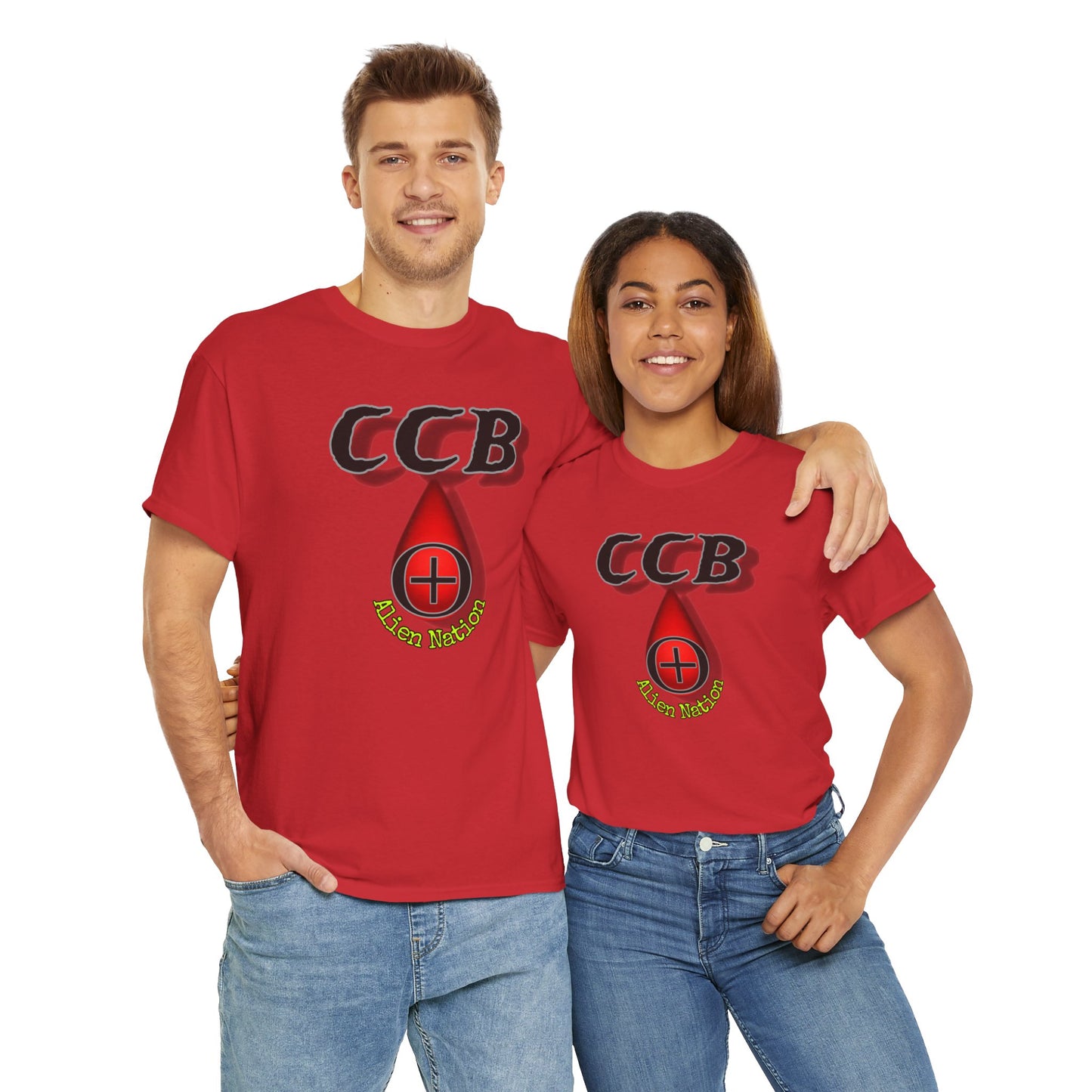 CCB type O positive Unisex Heavy Cotton Tee