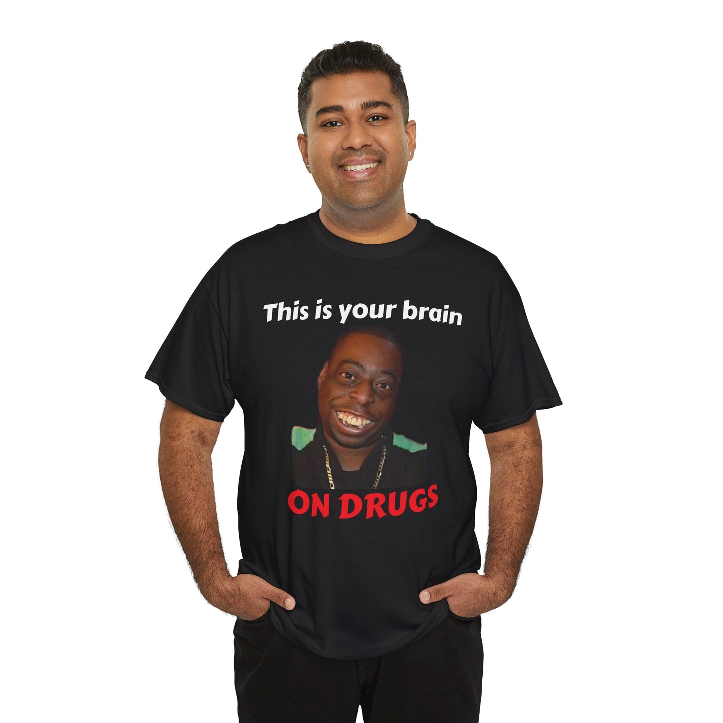 This is your brain on drugs Unisex Heavy Cotton Tee