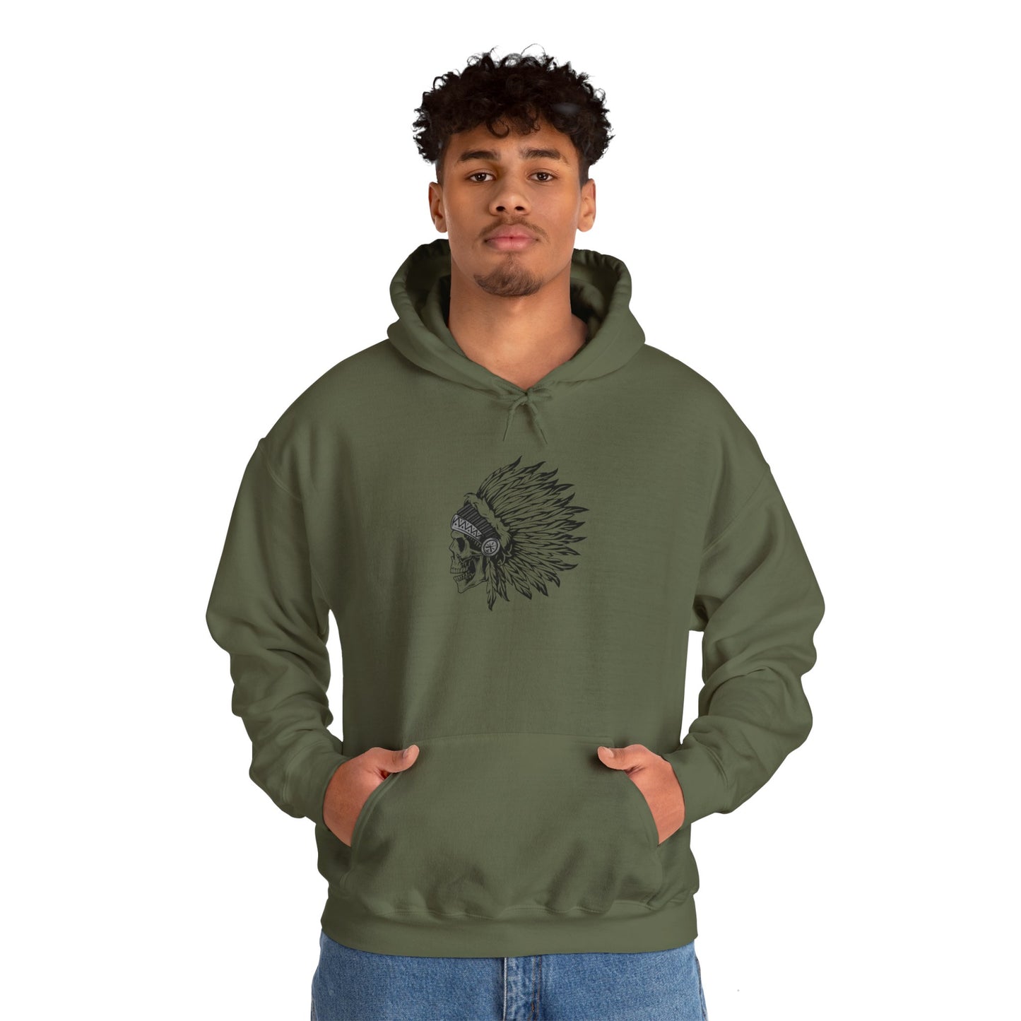 Skull Chief Hooded Sweatshirt