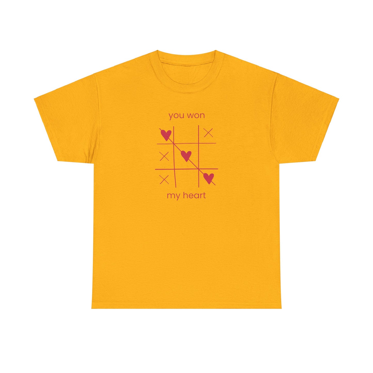 You won my heart Unisex Heavy Cotton Tee
