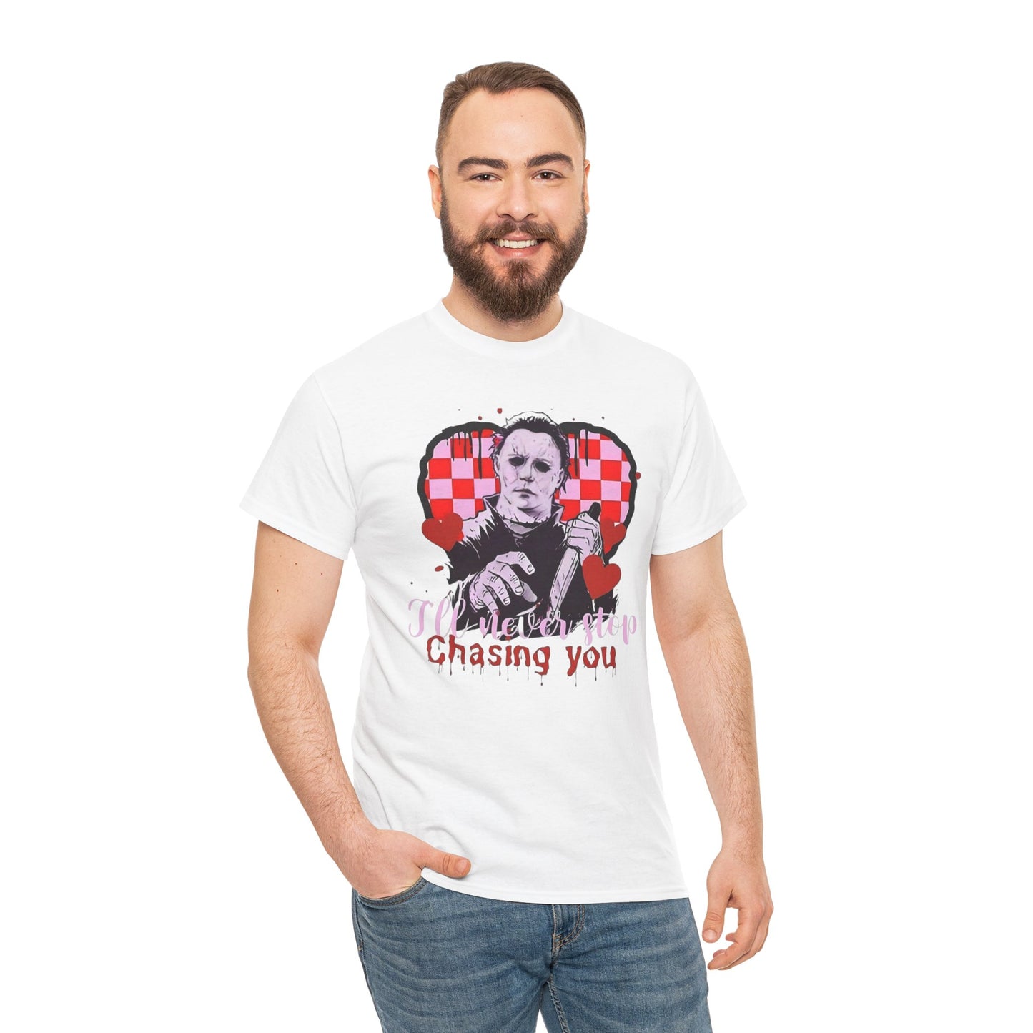 I'll never stop chasing you Unisex Heavy Cotton Tee