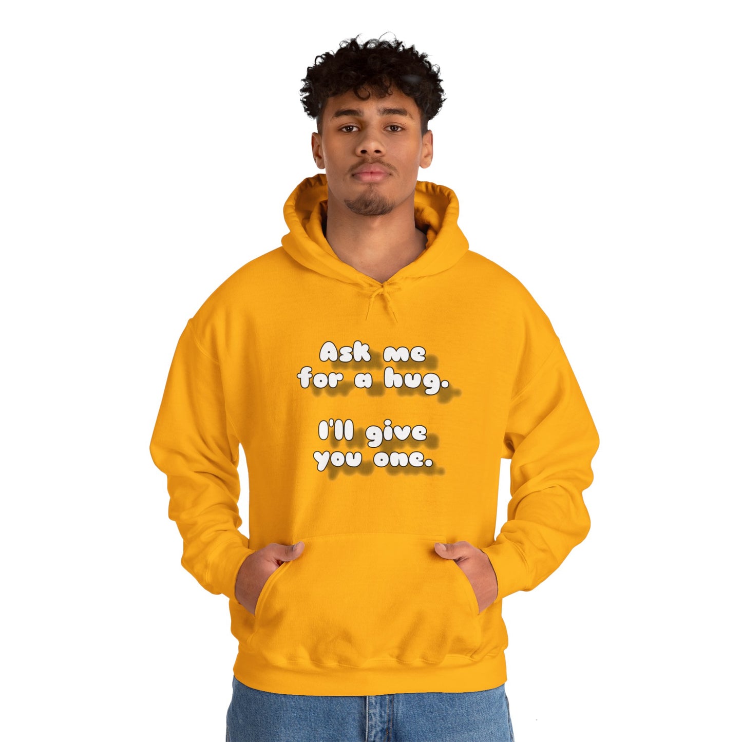 Ask me for a hug Unisex Heavy Blend™ Hooded Sweatshirt