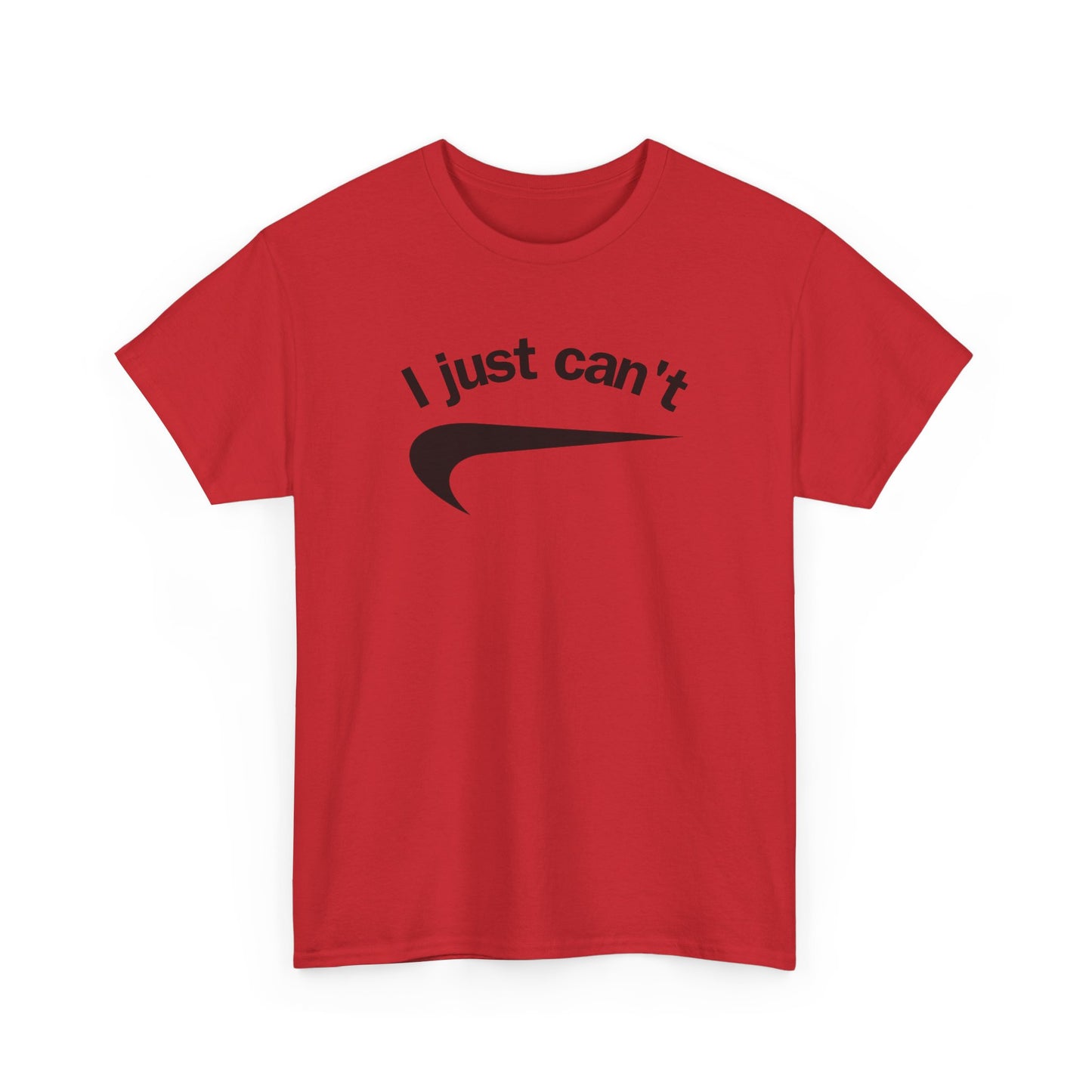 I just can't Unisex Heavy Cotton Tee