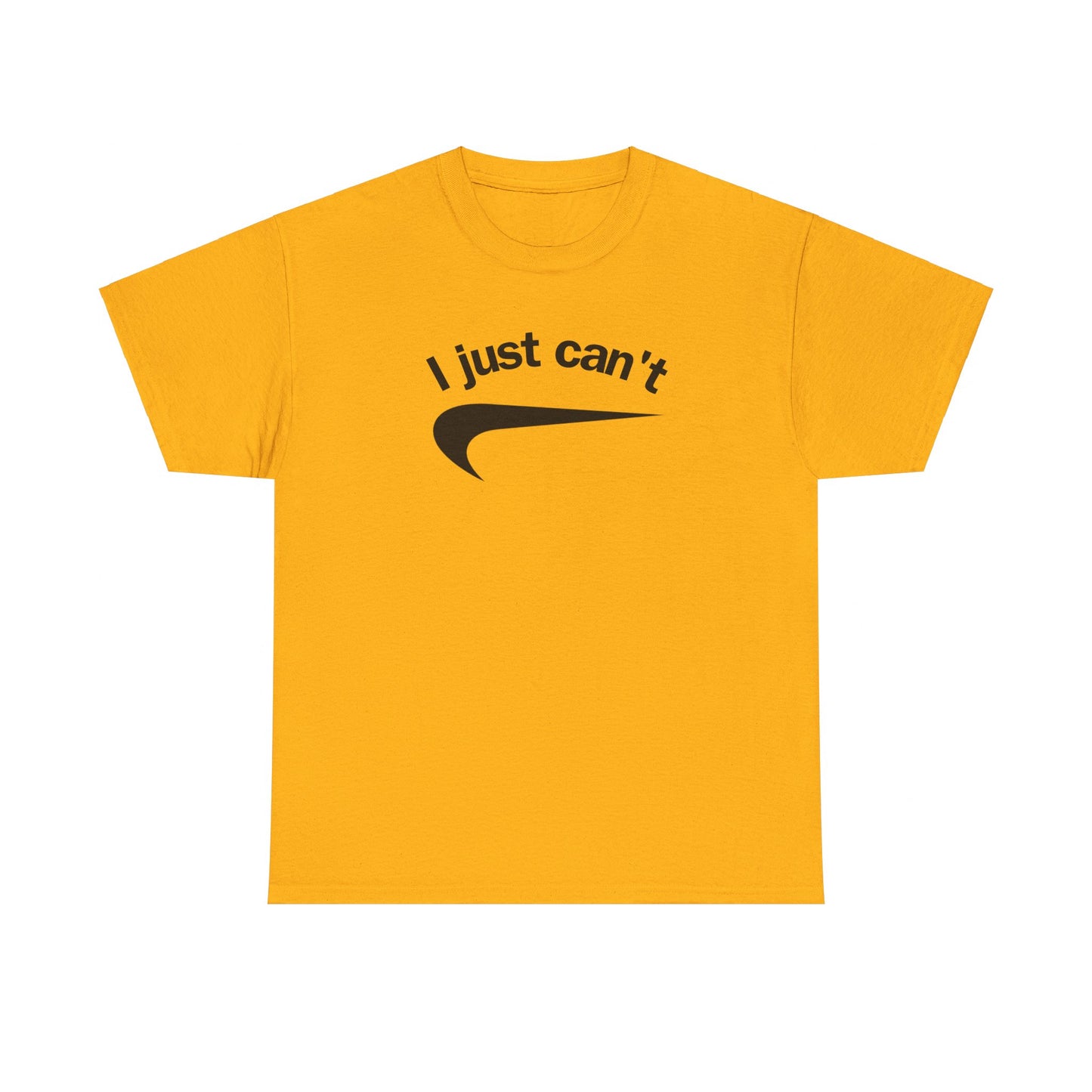 I just can't Unisex Heavy Cotton Tee